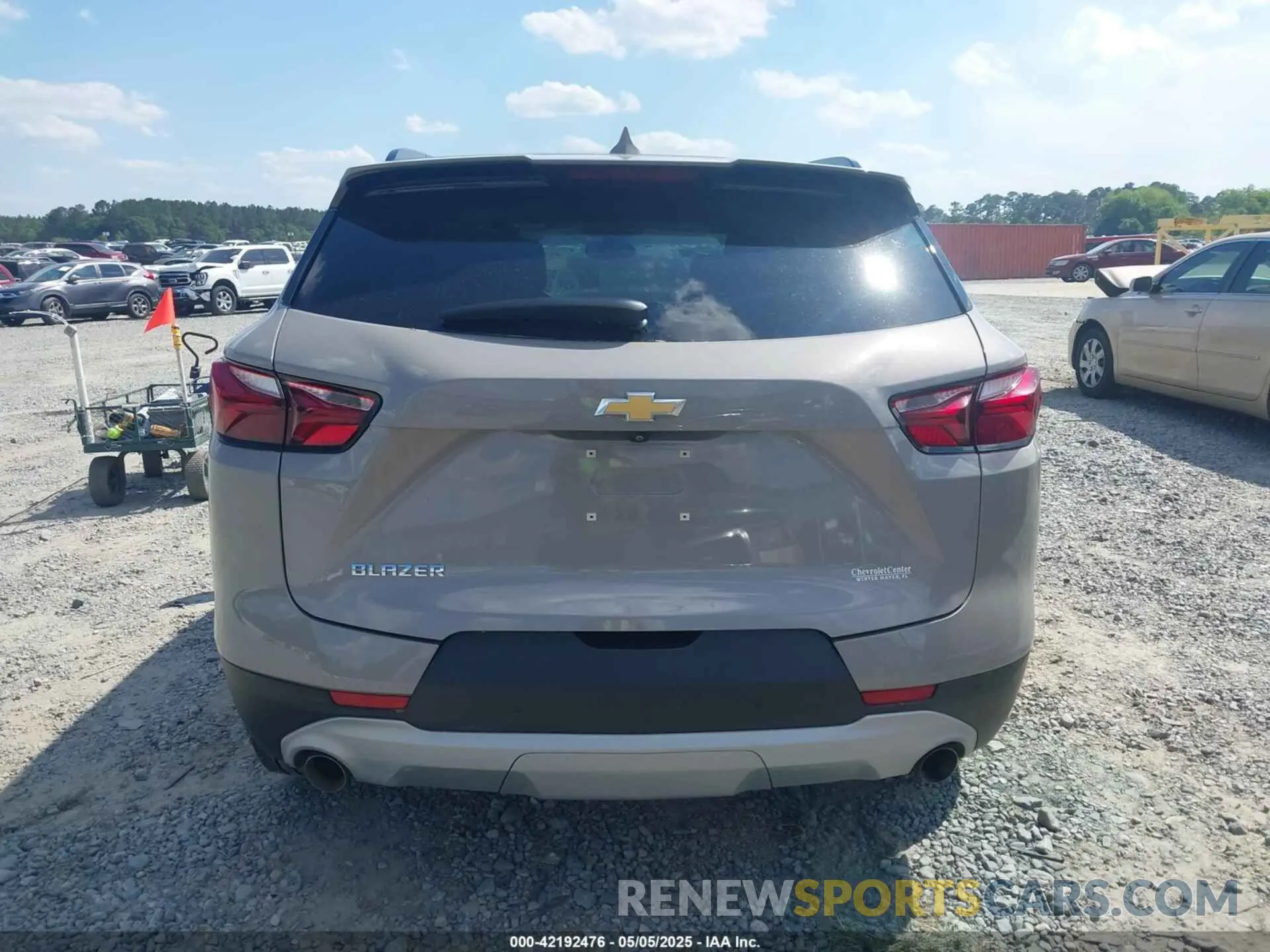 16 Фотография поврежденного автомобиля 3GNKBCRS9MS582176 CHEVROLET BLAZER 2021