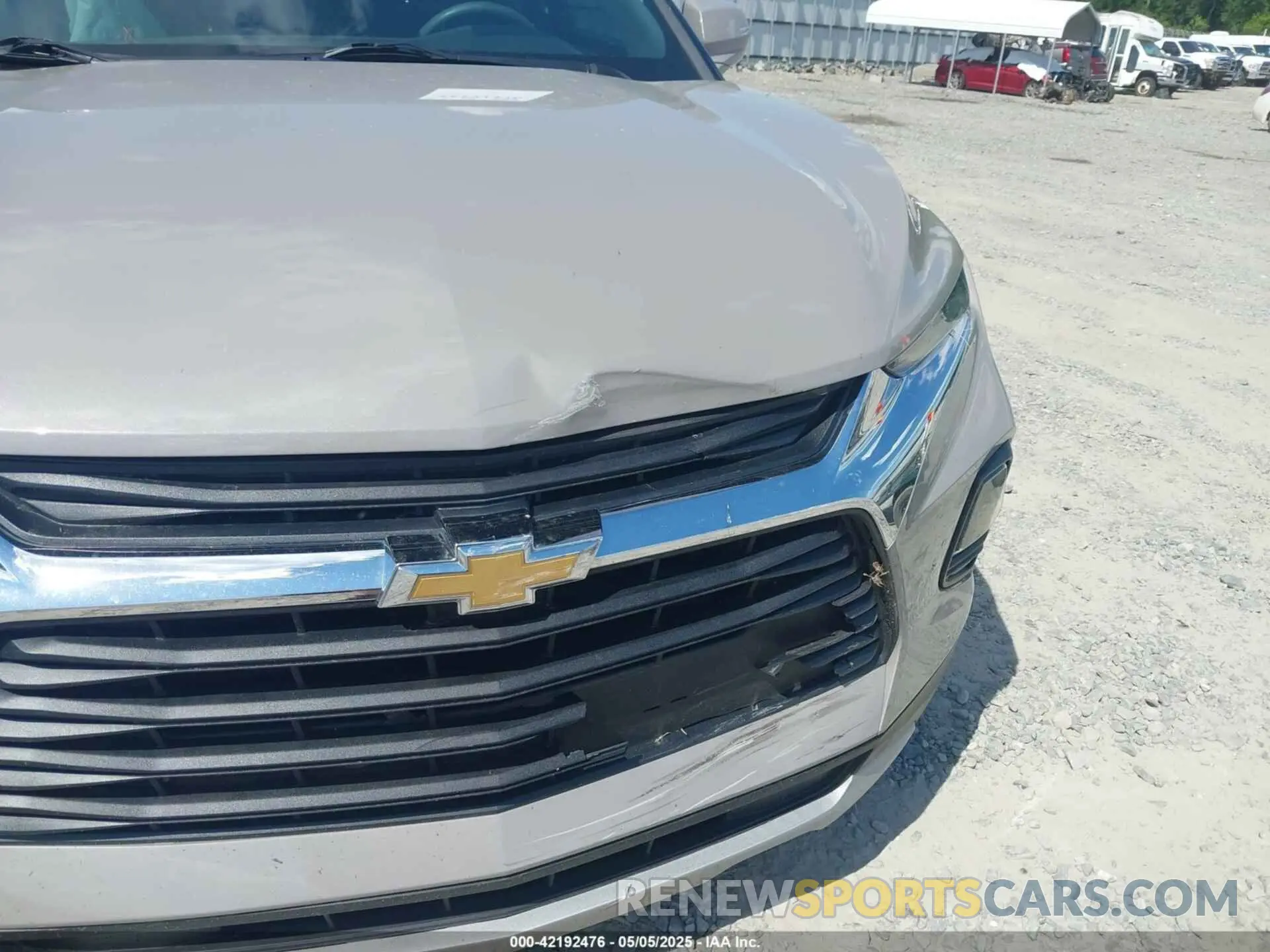 6 Фотография поврежденного автомобиля 3GNKBCRS9MS582176 CHEVROLET BLAZER 2021