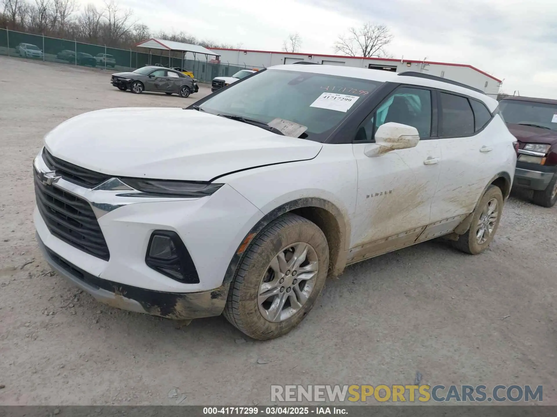 2 Фотография поврежденного автомобиля 3GNKBCRSXMS551244 CHEVROLET BLAZER 2021