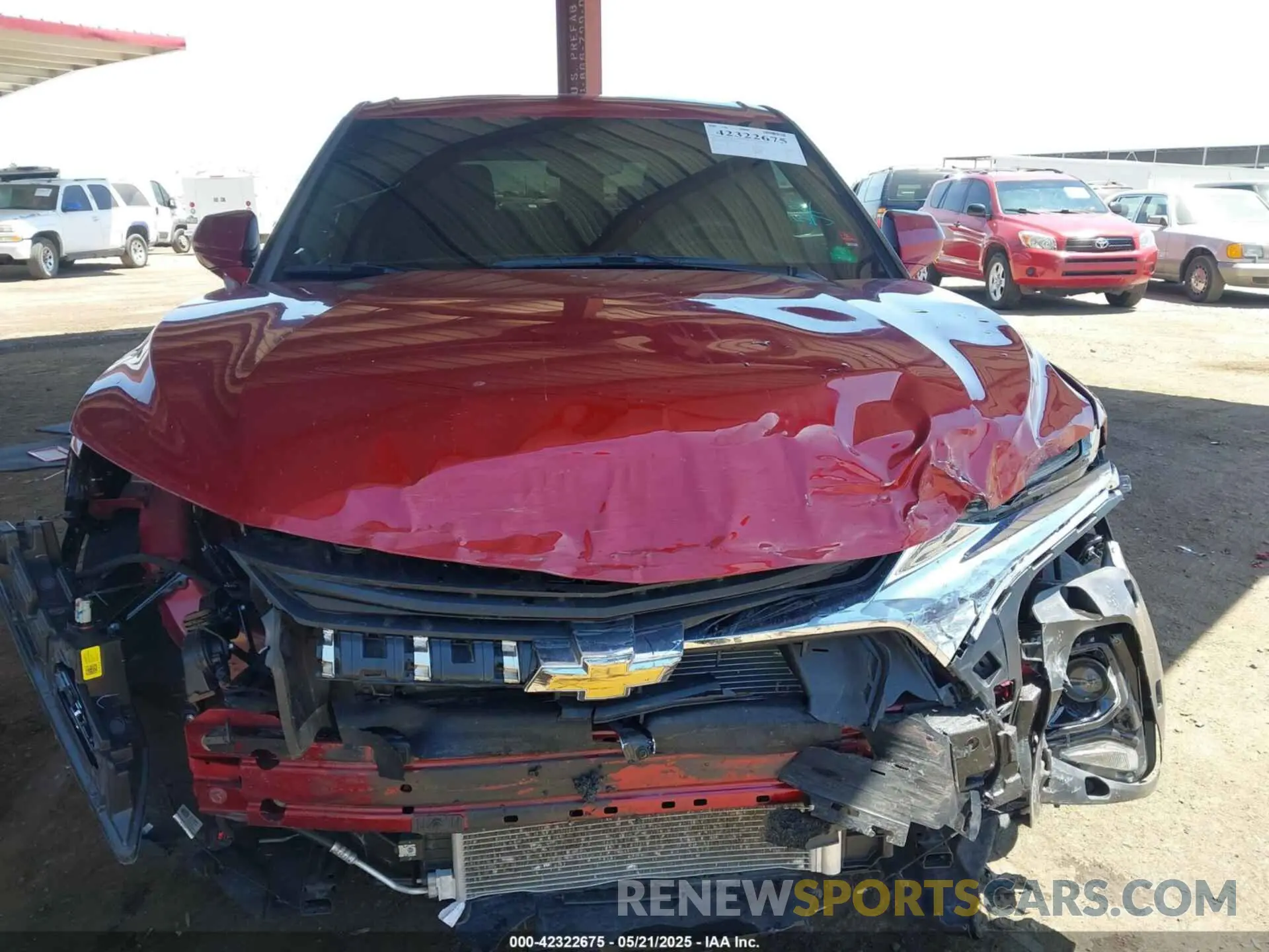 12 Фотография поврежденного автомобиля 3GNKBCRSXMS575608 CHEVROLET BLAZER 2021