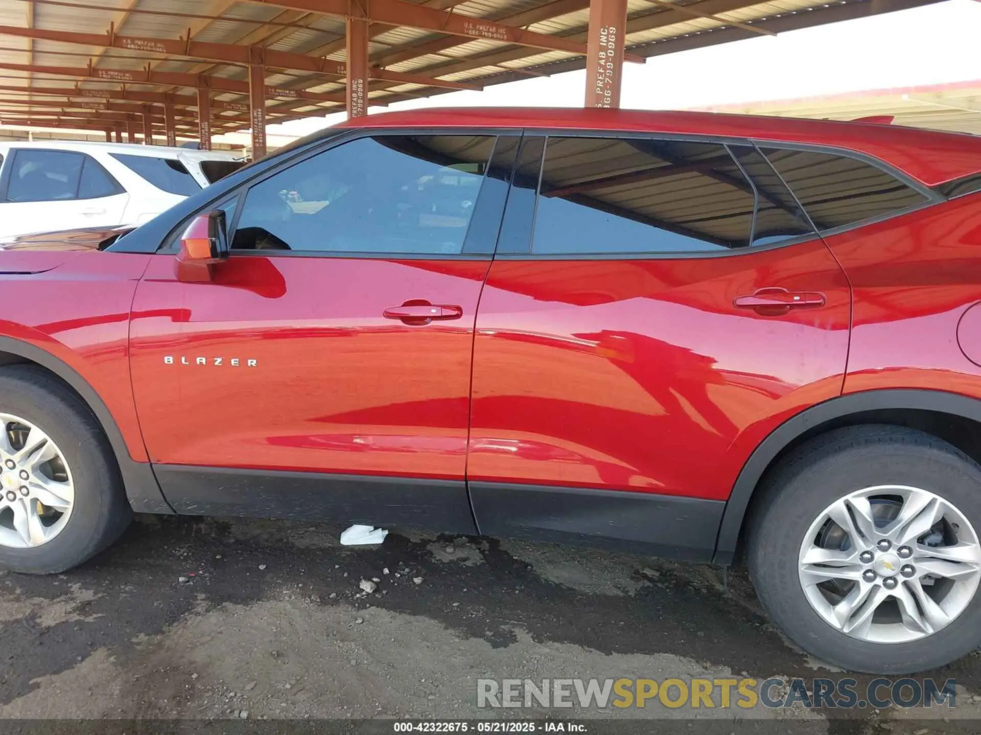14 Фотография поврежденного автомобиля 3GNKBCRSXMS575608 CHEVROLET BLAZER 2021