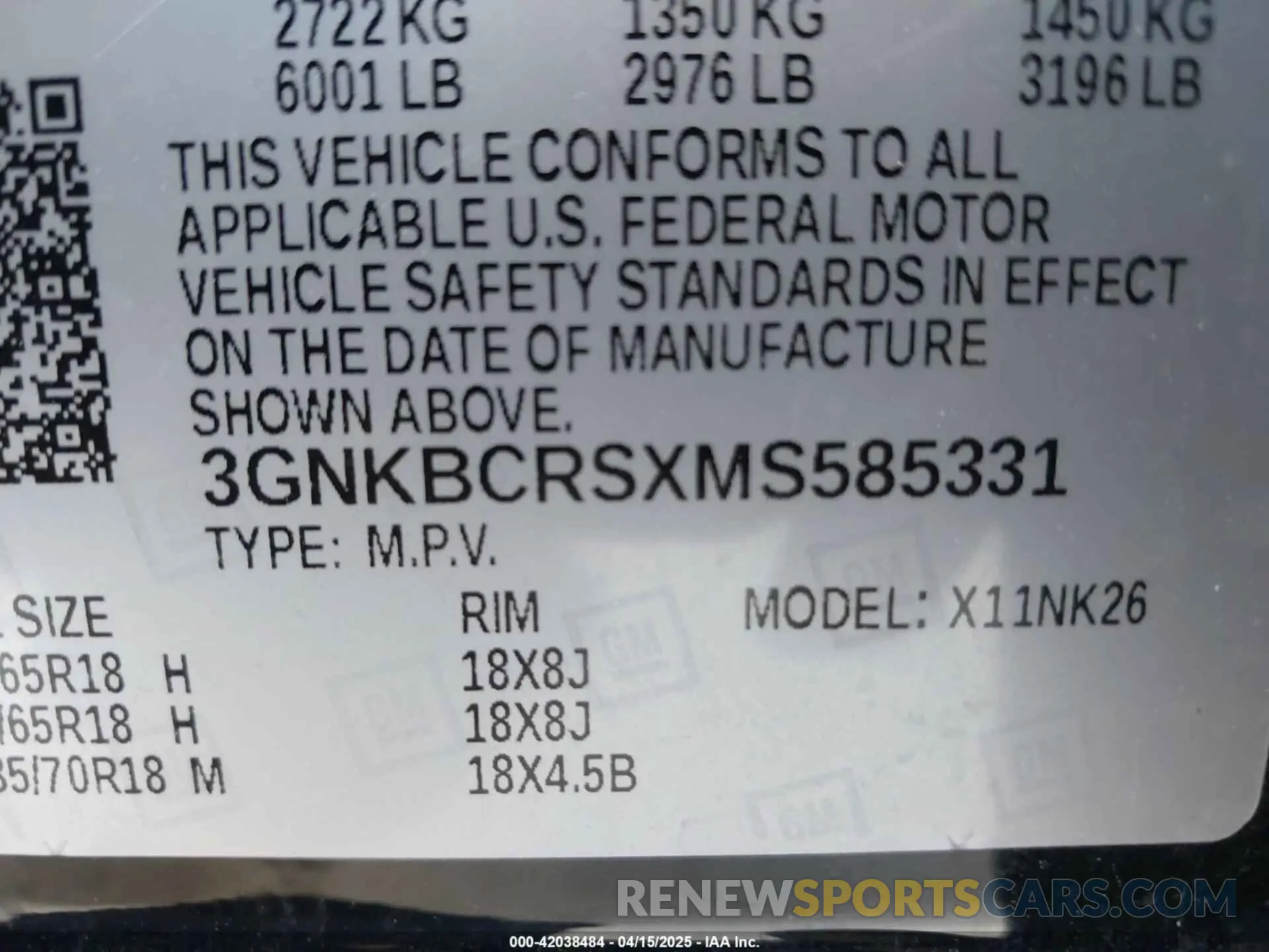 9 Photograph of a damaged car 3GNKBCRSXMS585331 CHEVROLET BLAZER 2021