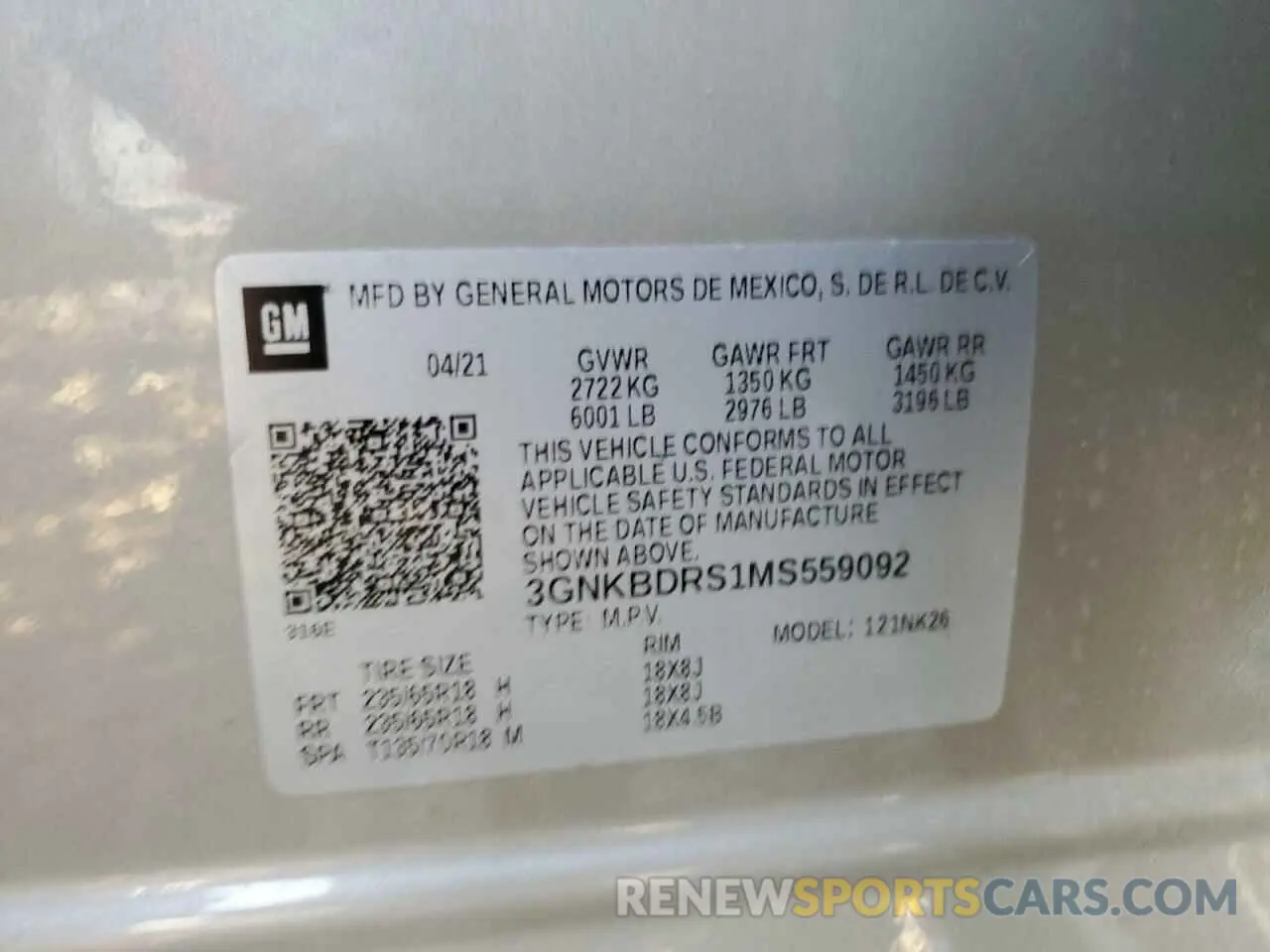 13 Фотография поврежденного автомобиля 3GNKBDRS1MS559092 CHEVROLET BLAZER 2021