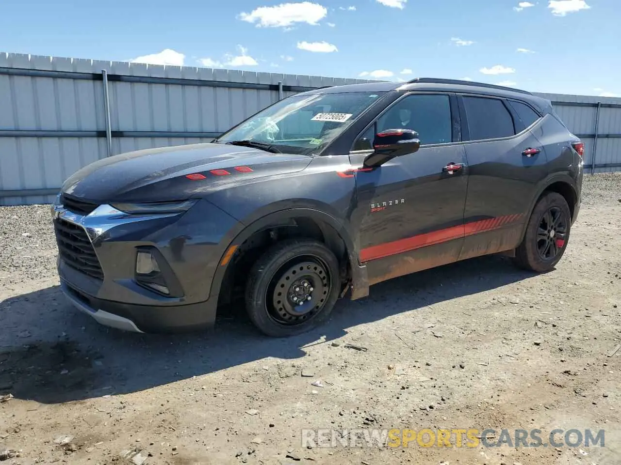 1 Photograph of a damaged car 3GNKBDRS8MS511198 CHEVROLET BLAZER 2021