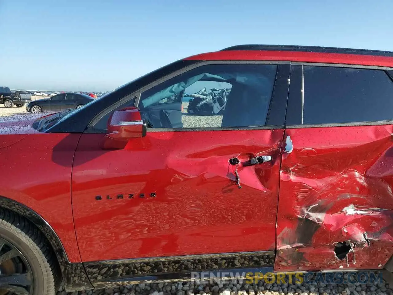 7 Photograph of a damaged car 3GNKBERSXMS521902 CHEVROLET BLAZER 2021