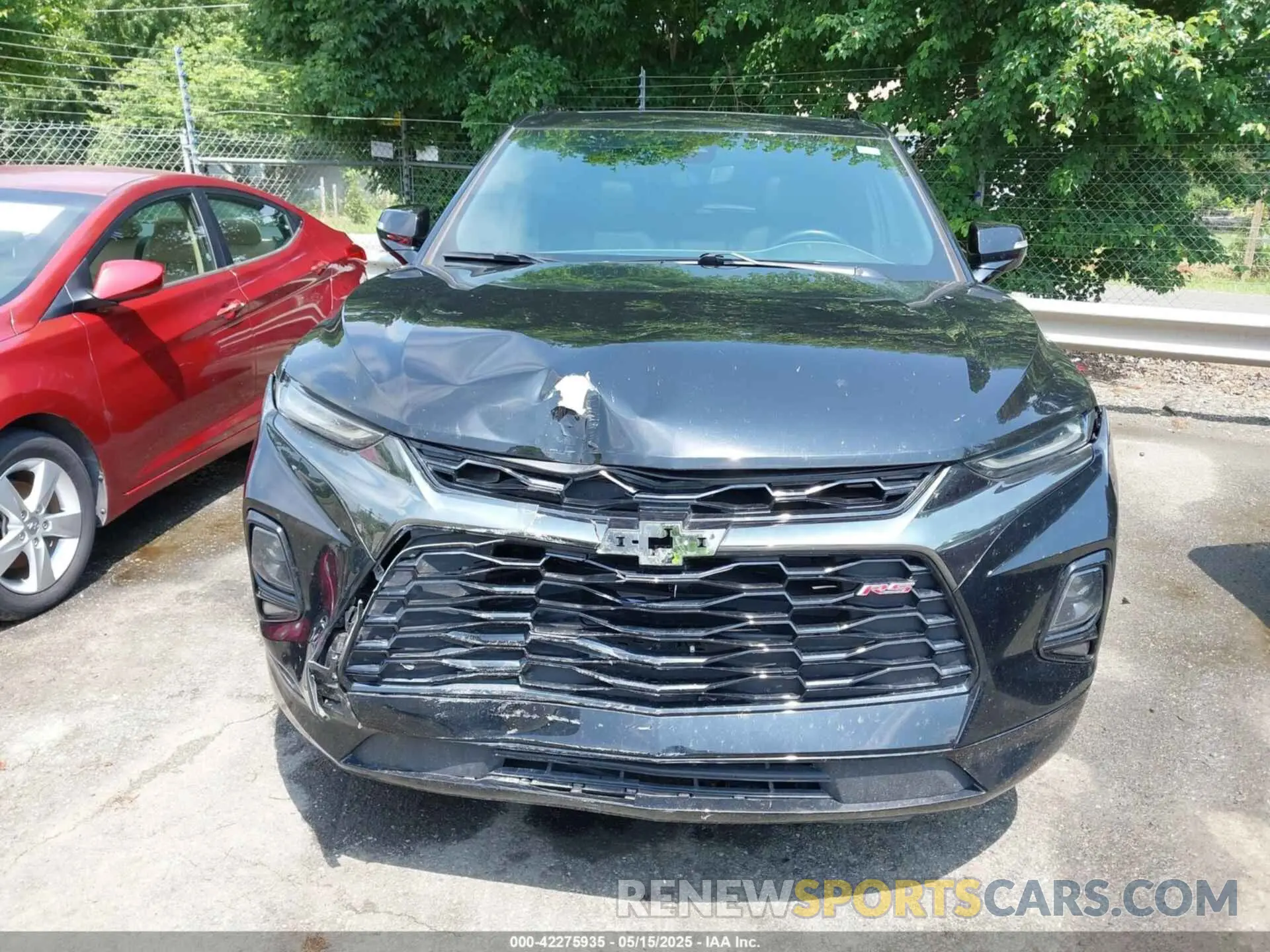 12 Фотография поврежденного автомобиля 3GNKBERSXMS552535 CHEVROLET BLAZER 2021