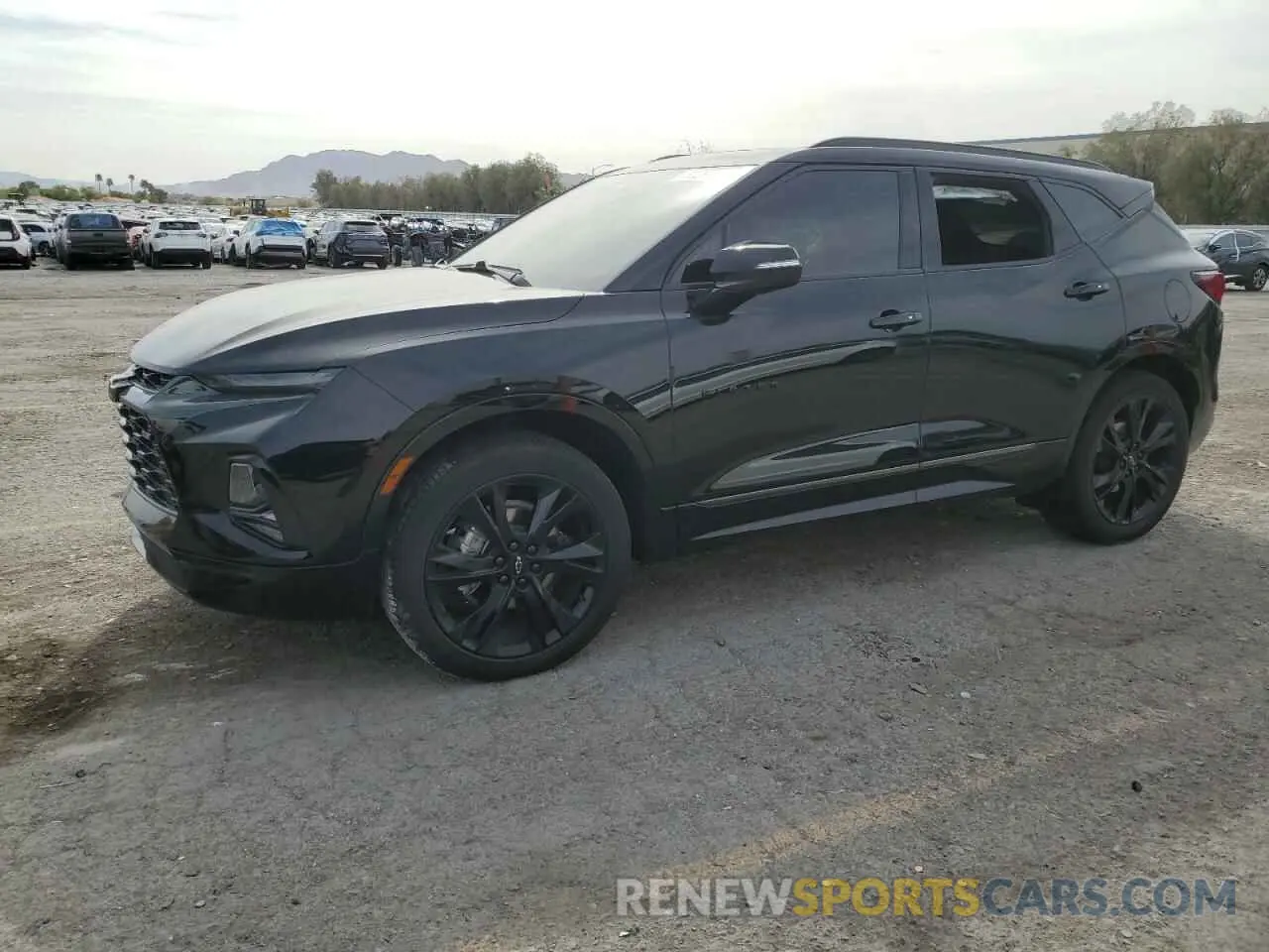 1 Photograph of a damaged car 3GNKBERSXMS581453 CHEVROLET BLAZER 2021