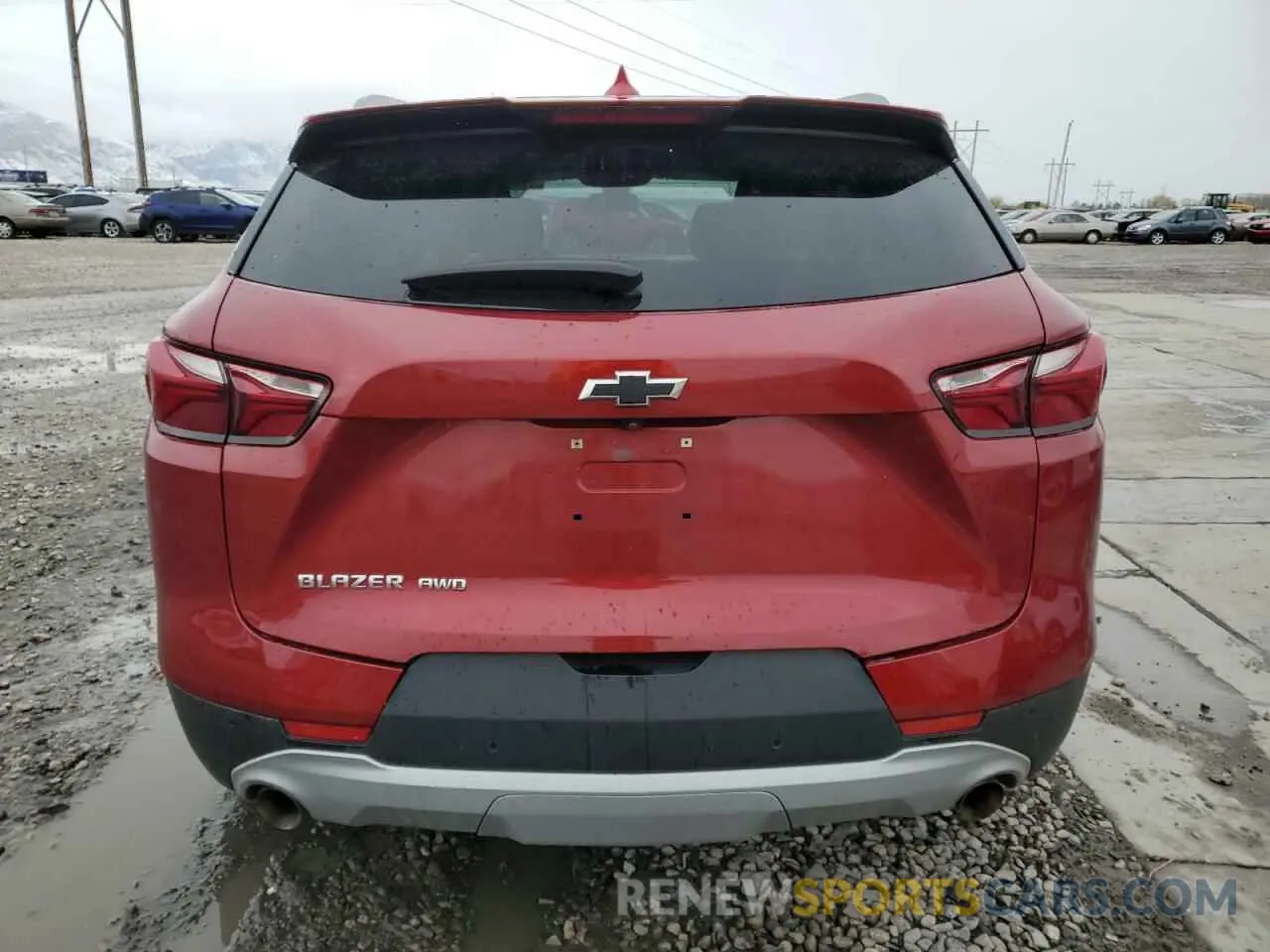 6 Фотография поврежденного автомобиля 3GNKBHR41MS555214 CHEVROLET BLAZER 2021