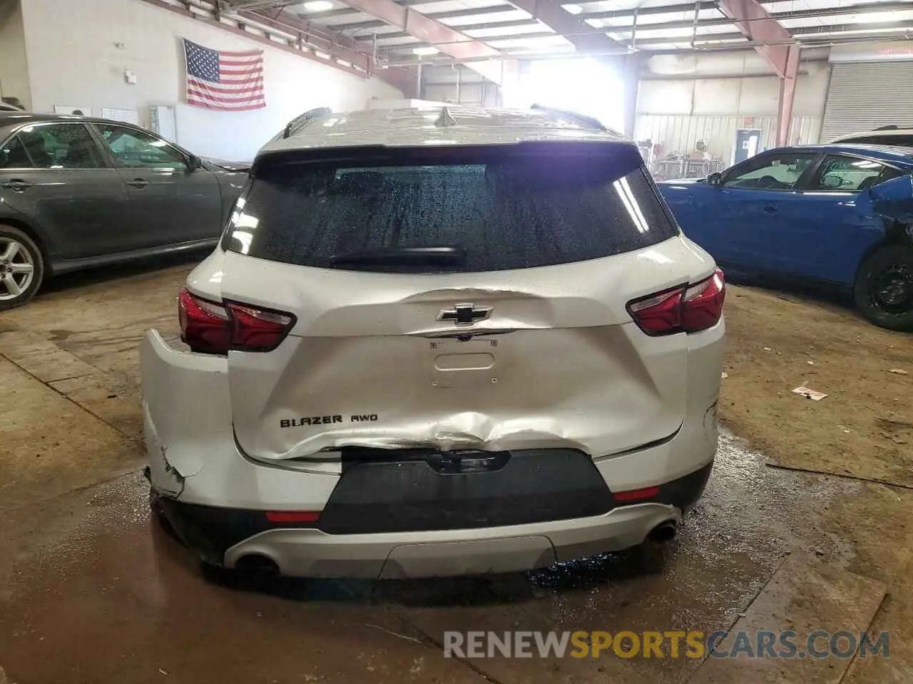 6 Photograph of a damaged car 3GNKBHRS2MS550540 CHEVROLET BLAZER 2021