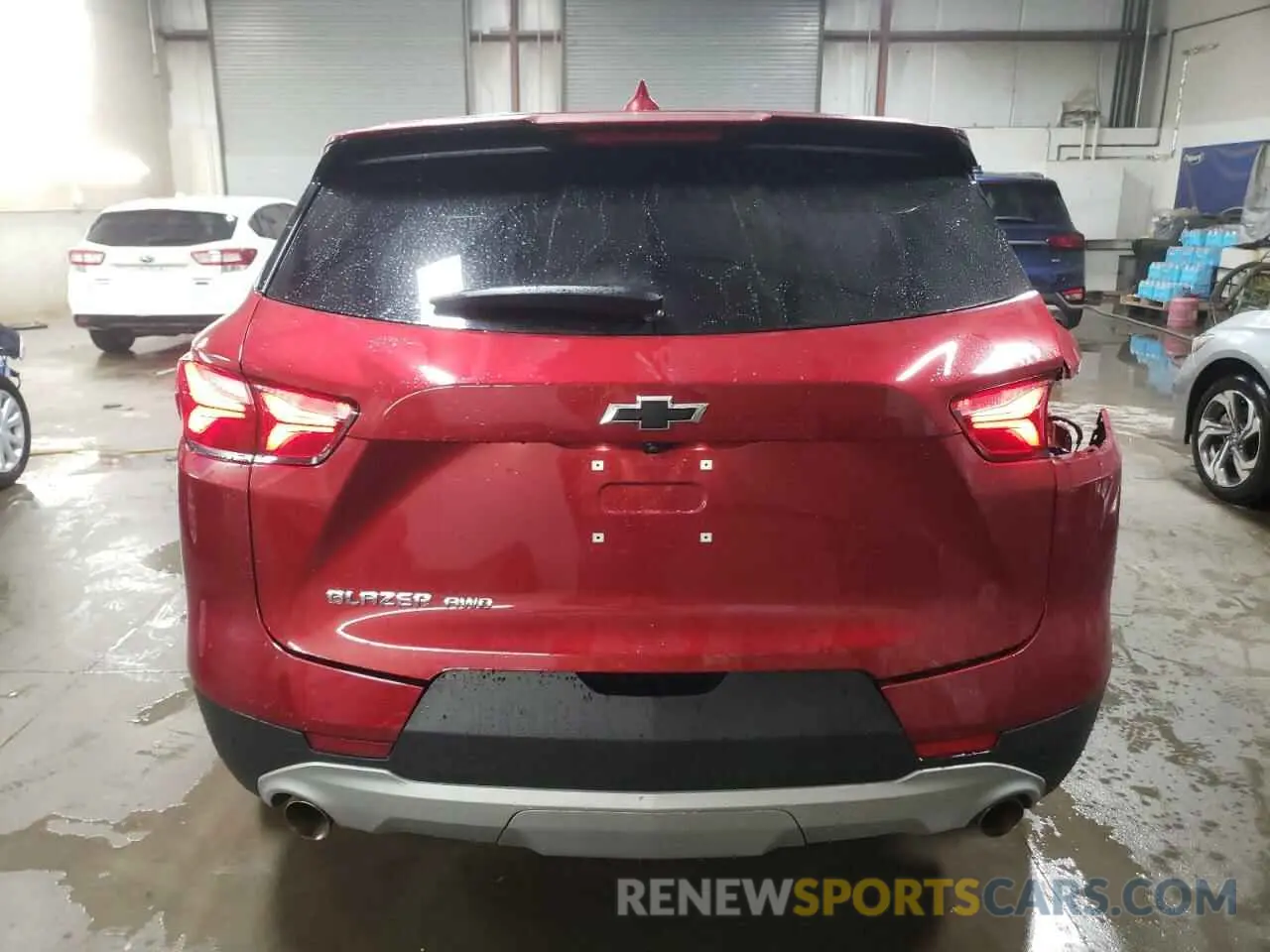 6 Фотография поврежденного автомобиля 3GNKBHRS5MS571348 CHEVROLET BLAZER 2021