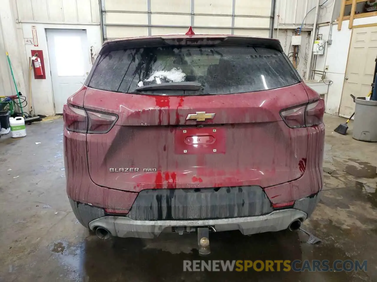 6 Photograph of a damaged car 3GNKBHRS9MS587374 CHEVROLET BLAZER 2021