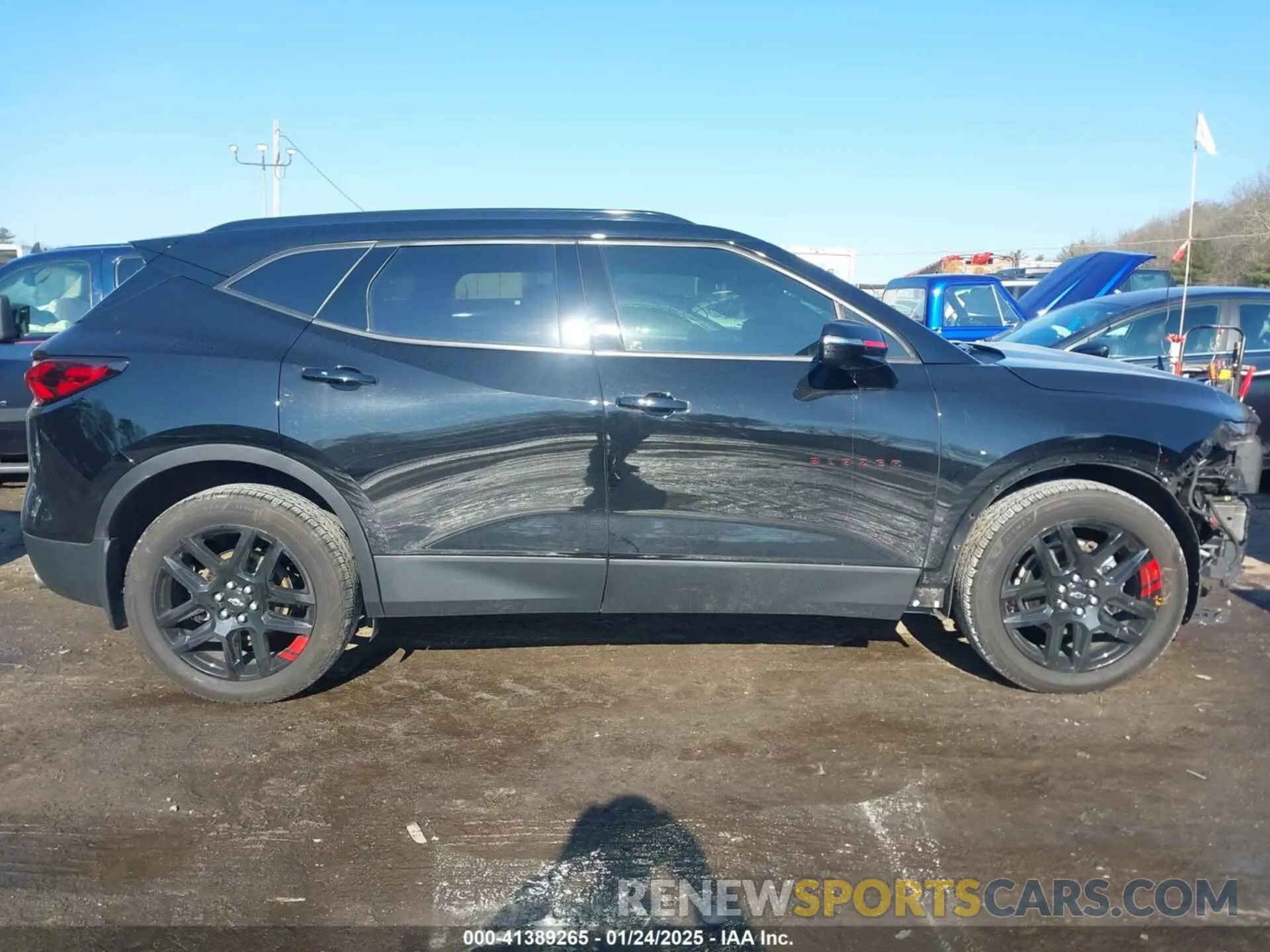 13 Photograph of a damaged car 3GNKBJRS3MS517151 CHEVROLET BLAZER 2021