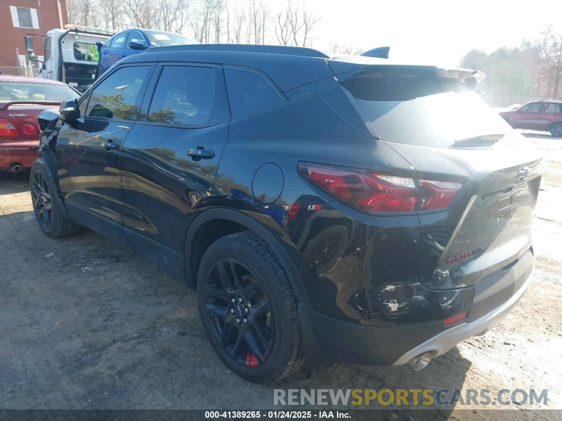 3 Photograph of a damaged car 3GNKBJRS3MS517151 CHEVROLET BLAZER 2021
