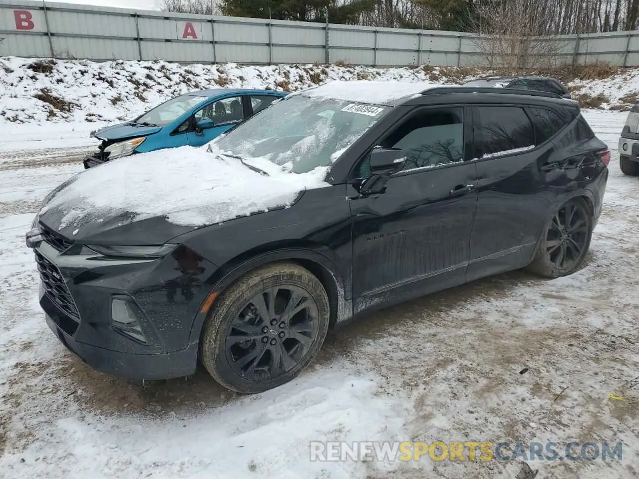 1 Фотография поврежденного автомобиля 3GNKBKRS0MS522491 CHEVROLET BLAZER 2021