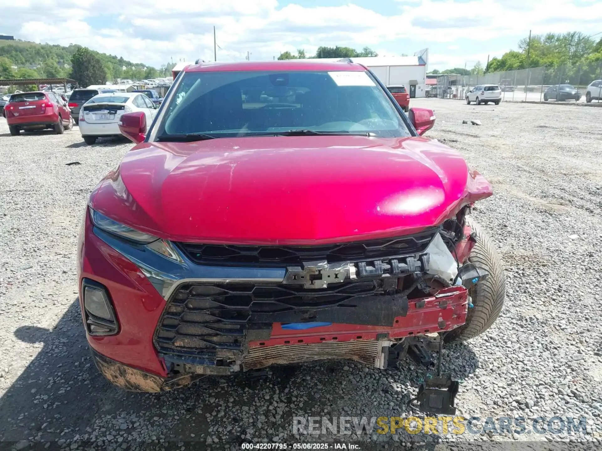 13 Фотография поврежденного автомобиля 3GNKBKRS2MS579534 CHEVROLET BLAZER 2021