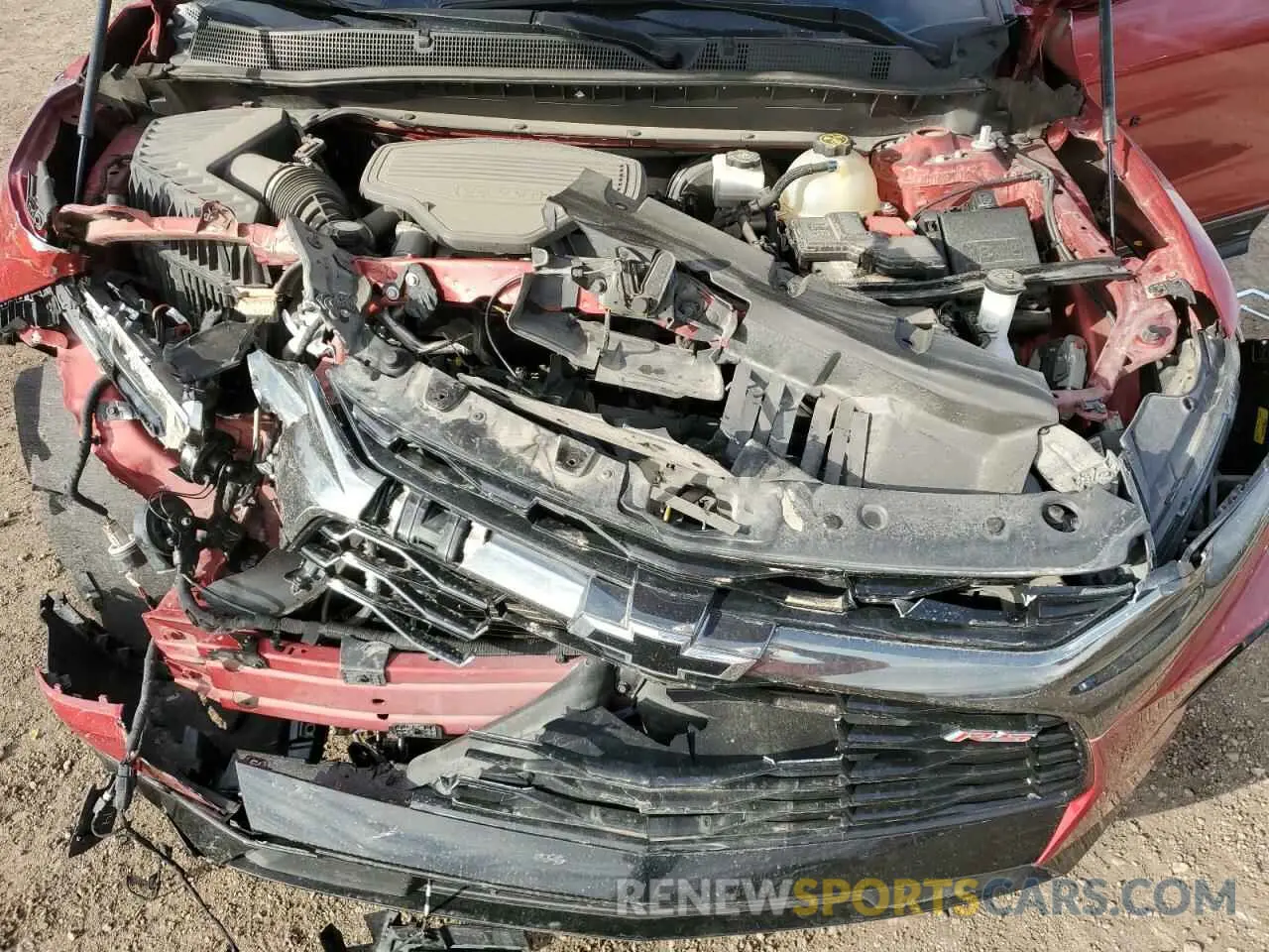 14 Photograph of a damaged car 3GNKBKRS8MS554301 CHEVROLET BLAZER 2021