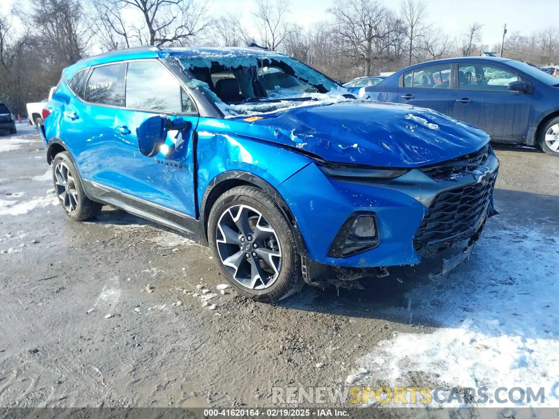 1 Фотография поврежденного автомобиля 3GNKBKRS9MS529505 CHEVROLET BLAZER 2021