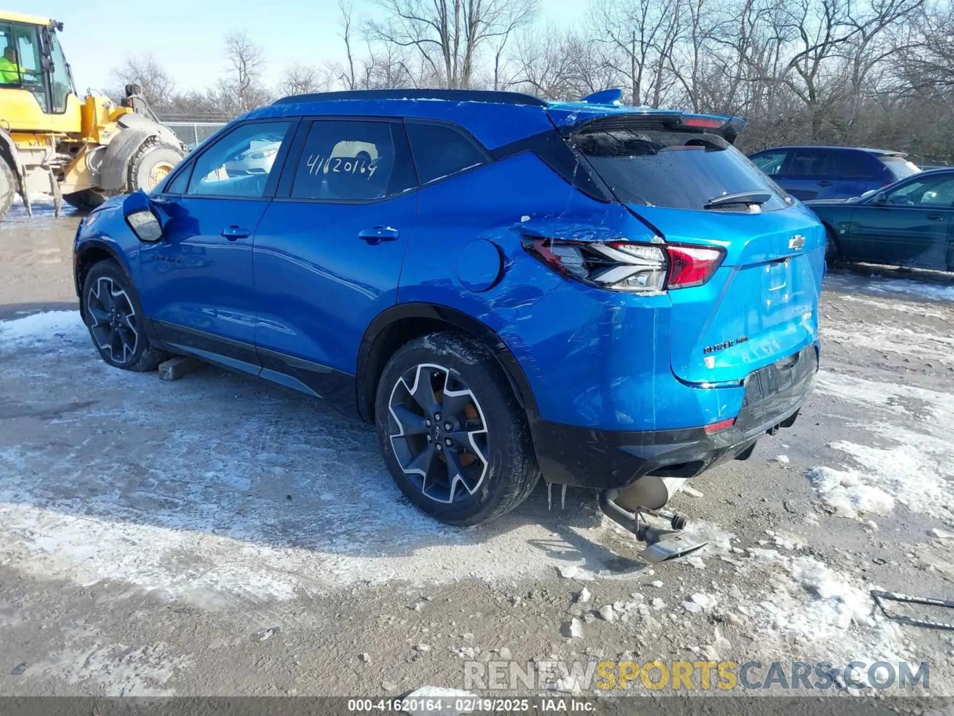 3 Фотография поврежденного автомобиля 3GNKBKRS9MS529505 CHEVROLET BLAZER 2021