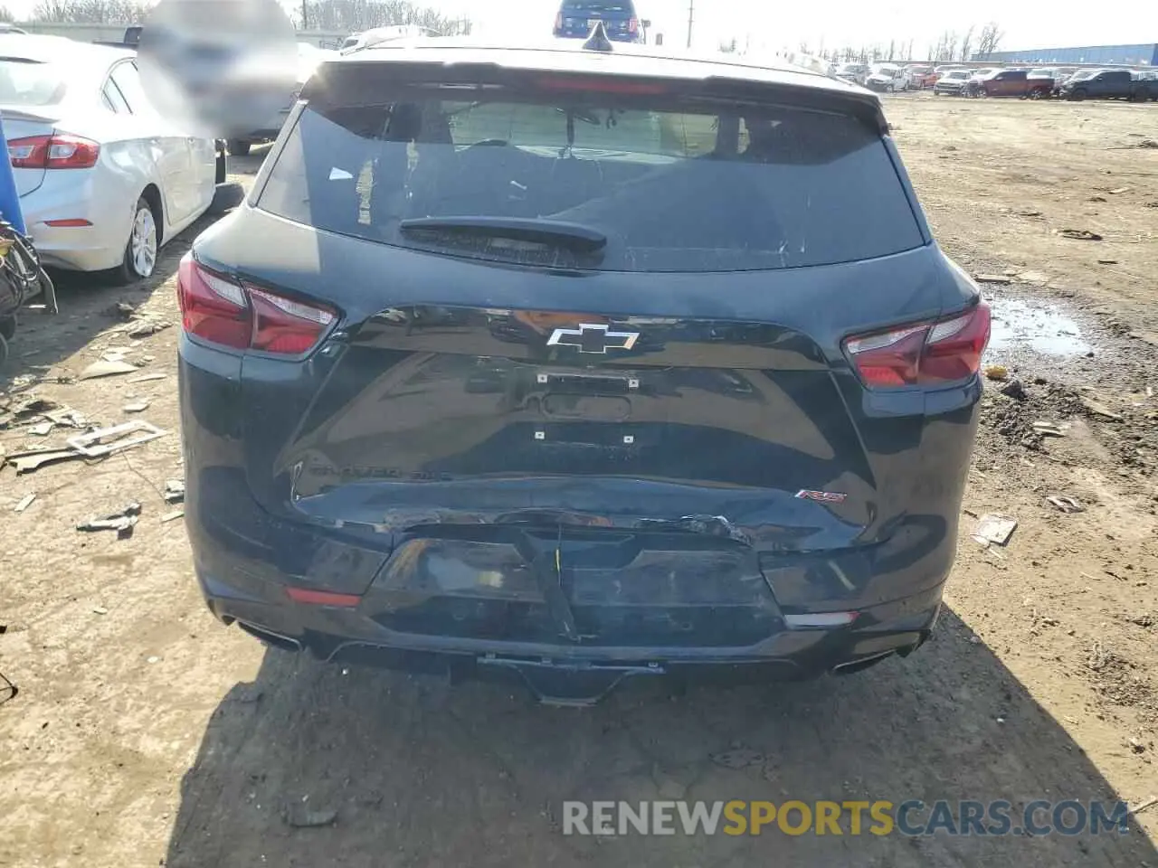 6 Фотография поврежденного автомобиля 3GNKBKRS9MS544375 CHEVROLET BLAZER 2021