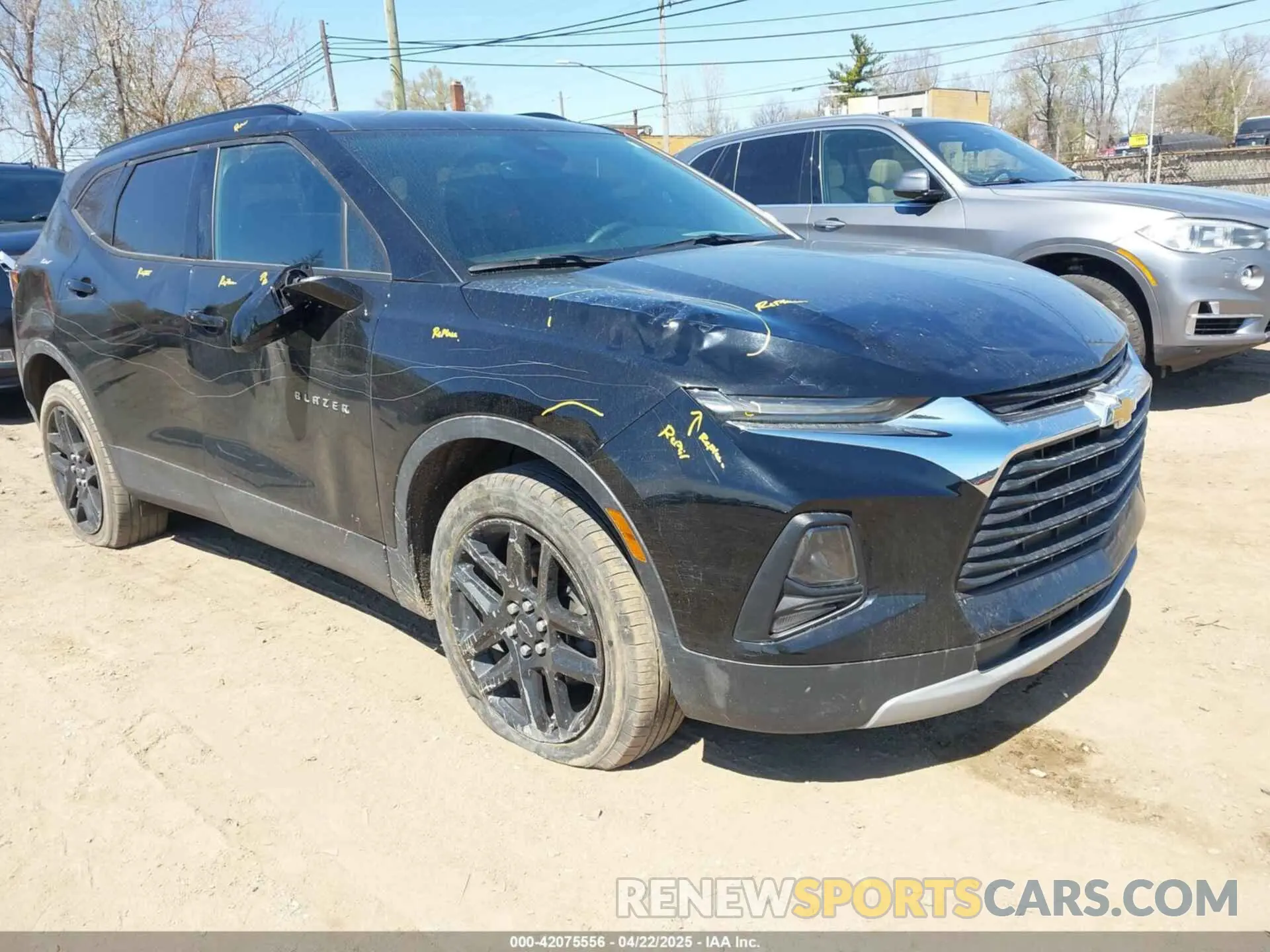 1 Фотография поврежденного автомобиля 3GNKBCR40NS149123 CHEVROLET BLAZER 2022