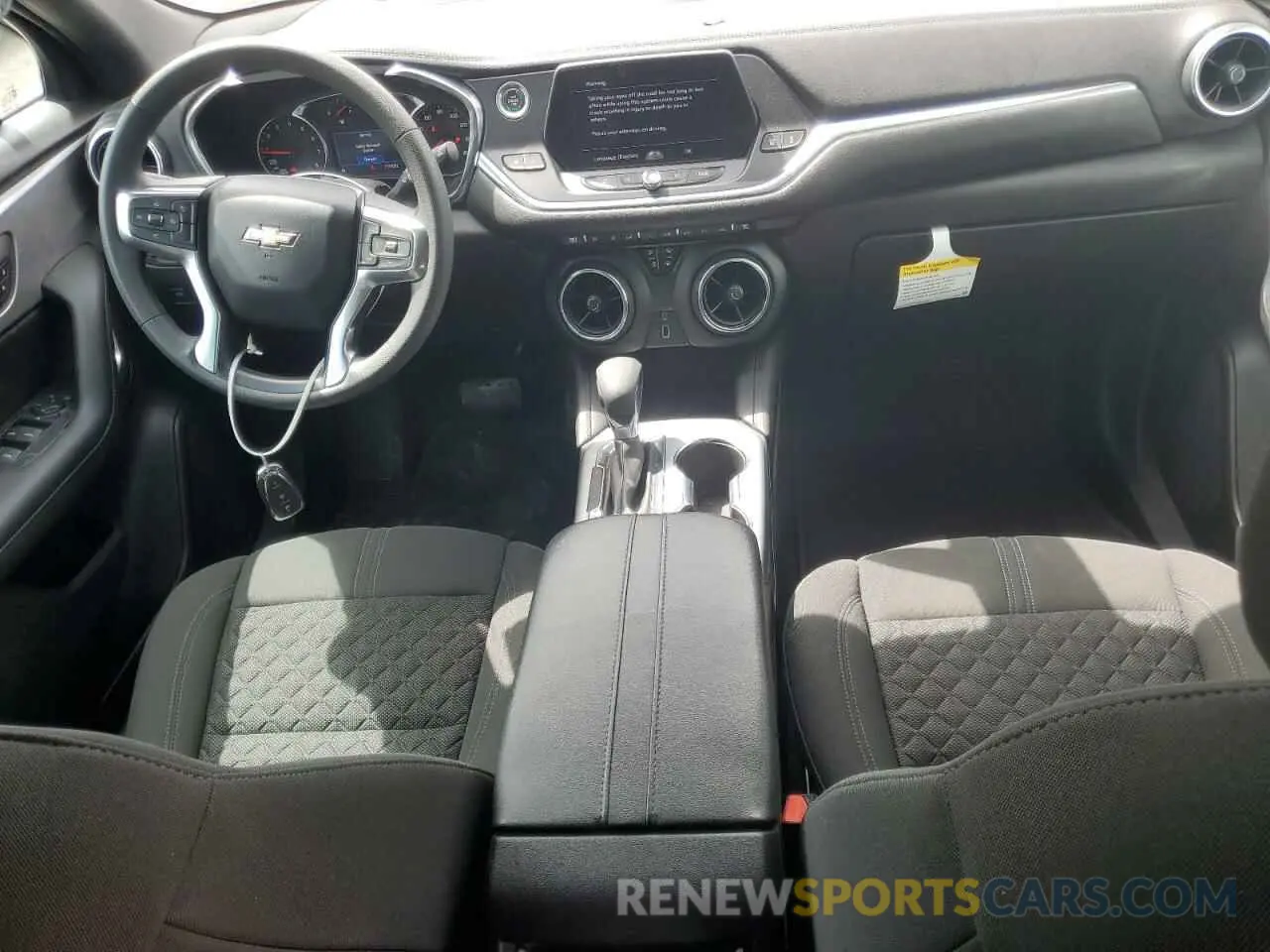 8 Photograph of a damaged car 3GNKBCR41NS127535 CHEVROLET BLAZER 2022