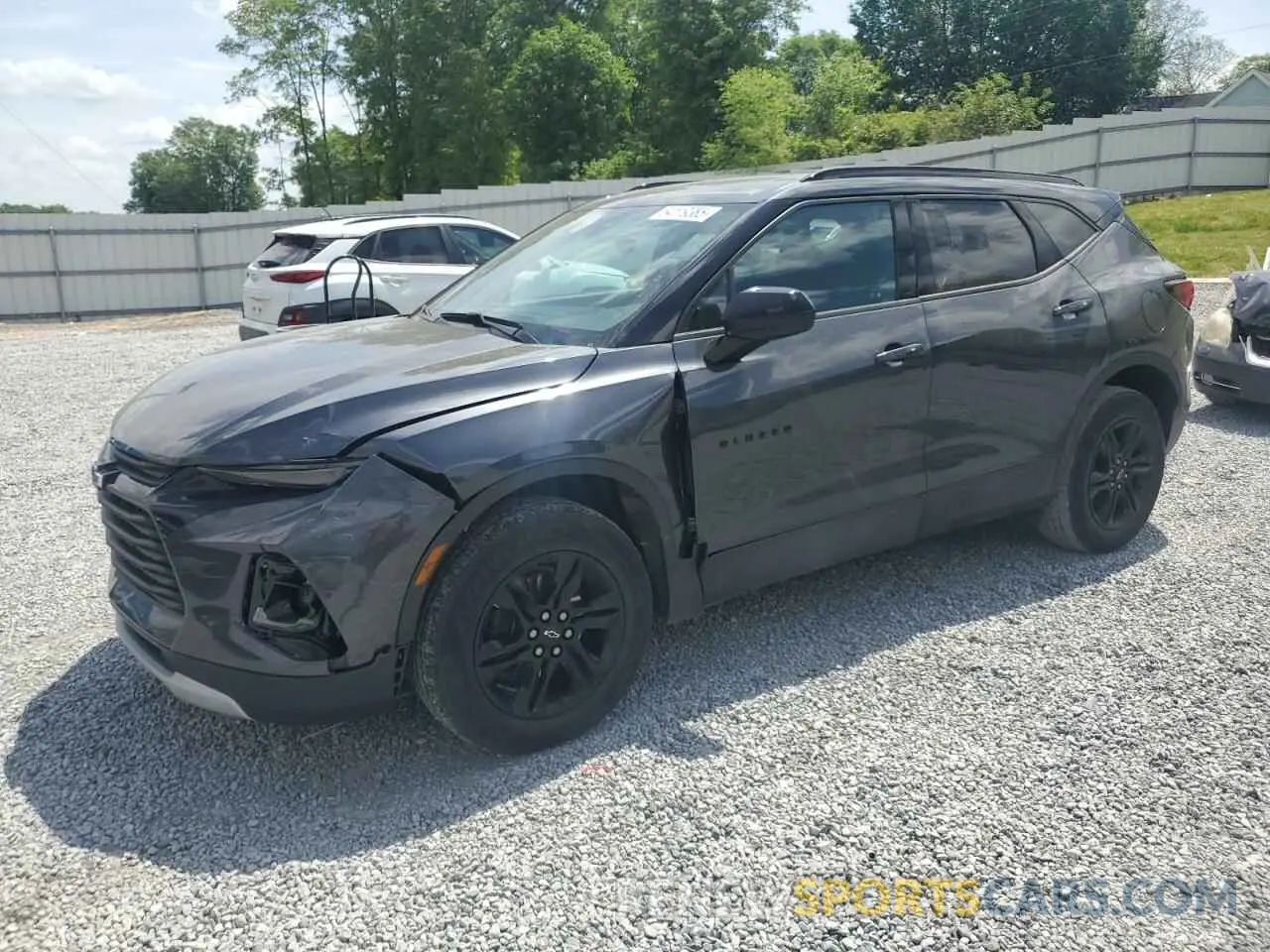 1 Photograph of a damaged car 3GNKBCR42NS117029 CHEVROLET BLAZER 2022