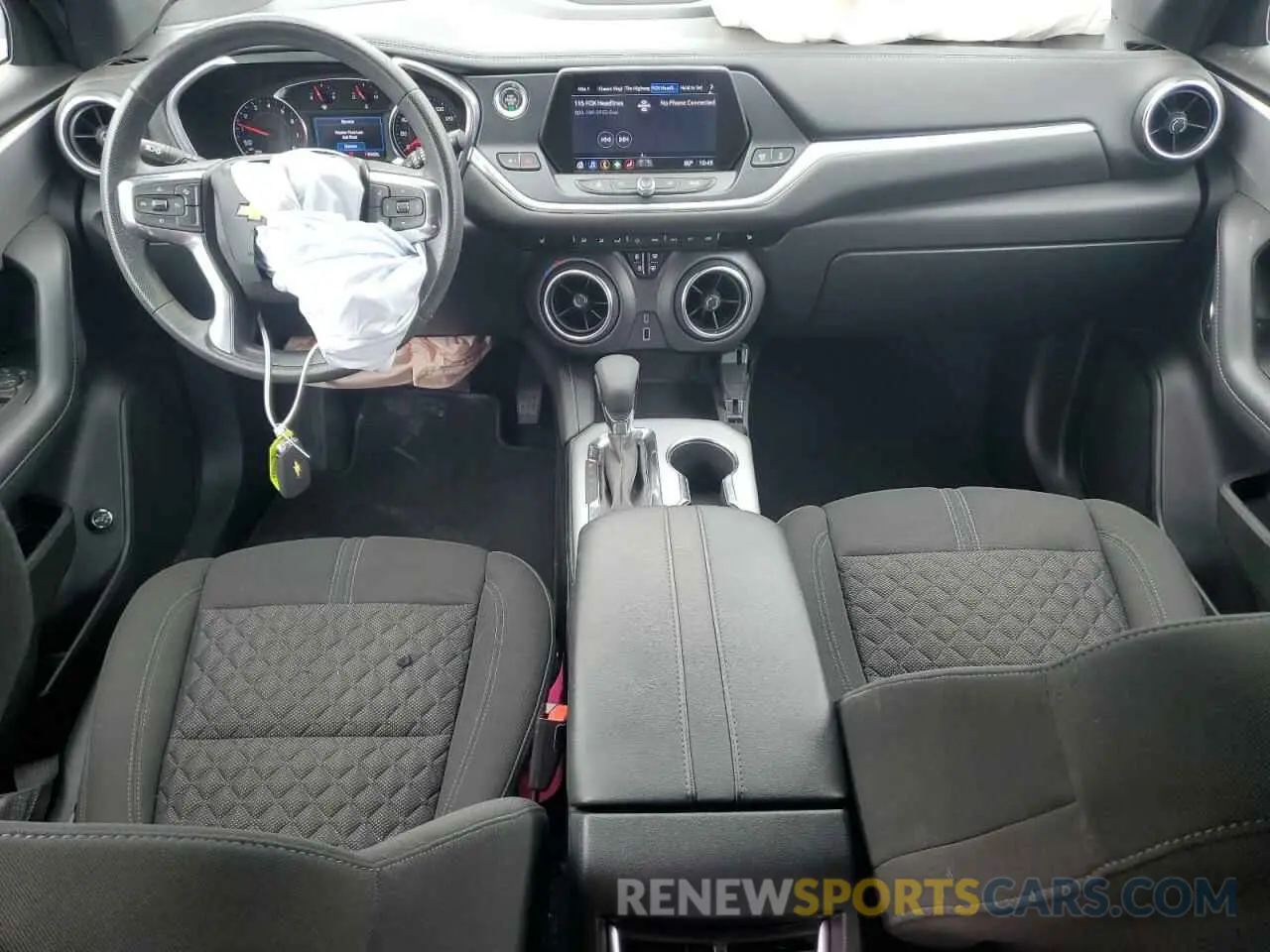 8 Фотография поврежденного автомобиля 3GNKBCR42NS203117 CHEVROLET BLAZER 2022