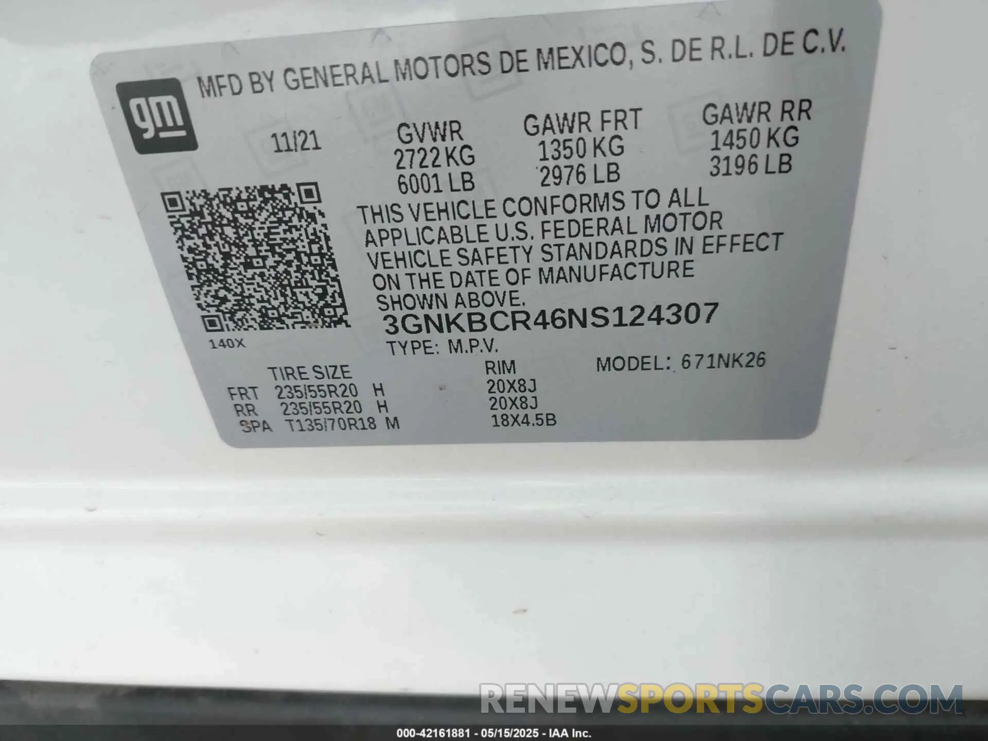 9 Photograph of a damaged car 3GNKBCR46NS124307 CHEVROLET BLAZER 2022
