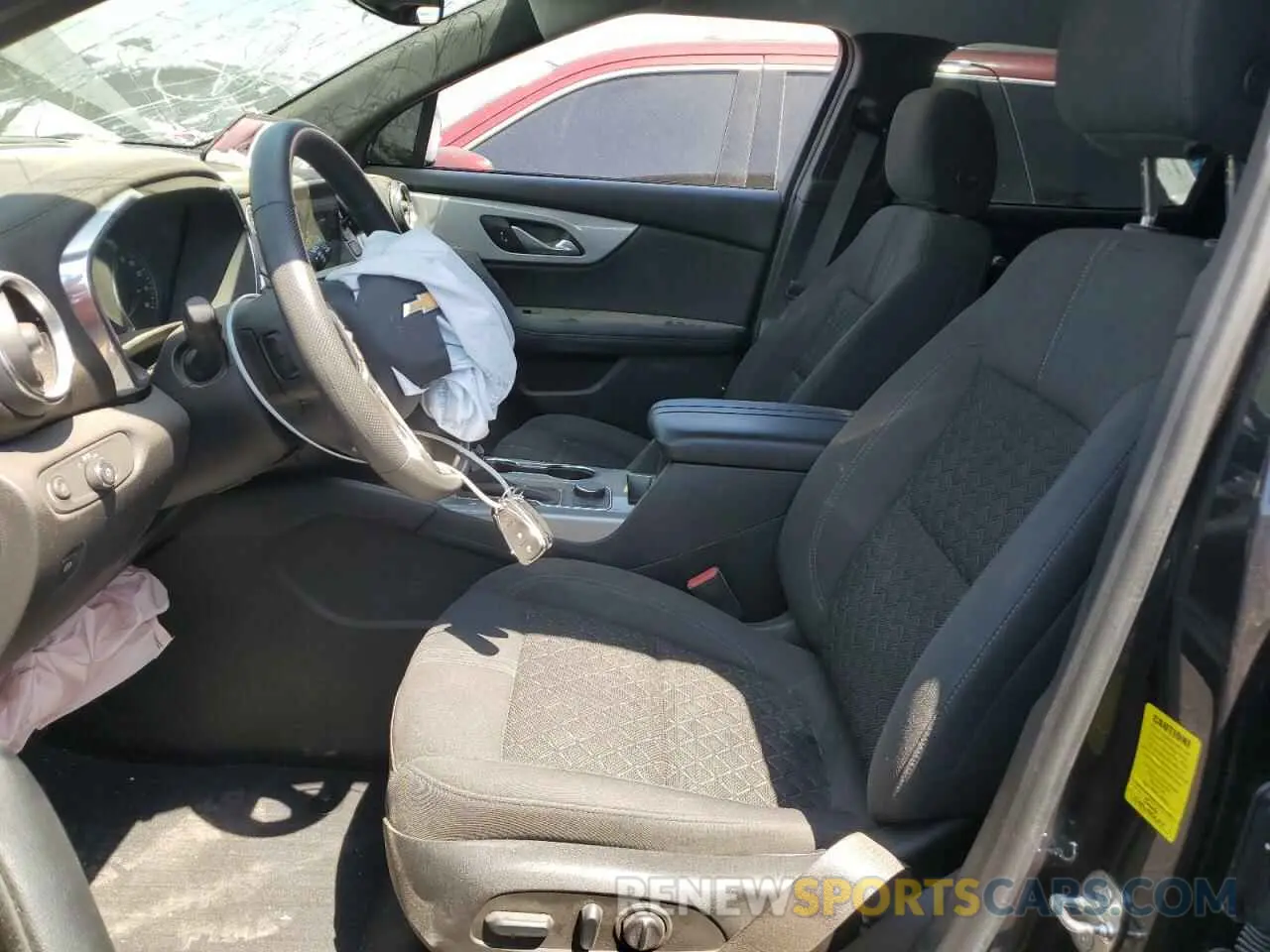 7 Фотография поврежденного автомобиля 3GNKBCR4XNS127792 CHEVROLET BLAZER 2022