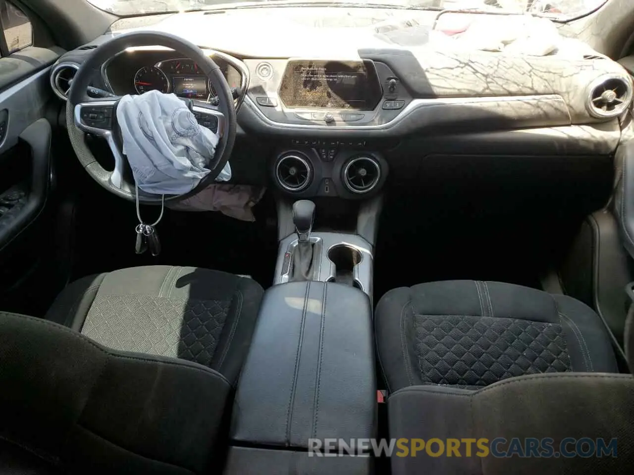 8 Фотография поврежденного автомобиля 3GNKBCR4XNS127792 CHEVROLET BLAZER 2022