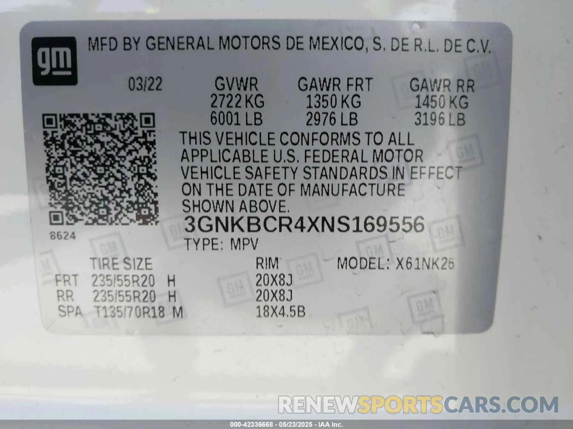 9 Photograph of a damaged car 3GNKBCR4XNS169556 CHEVROLET BLAZER 2022