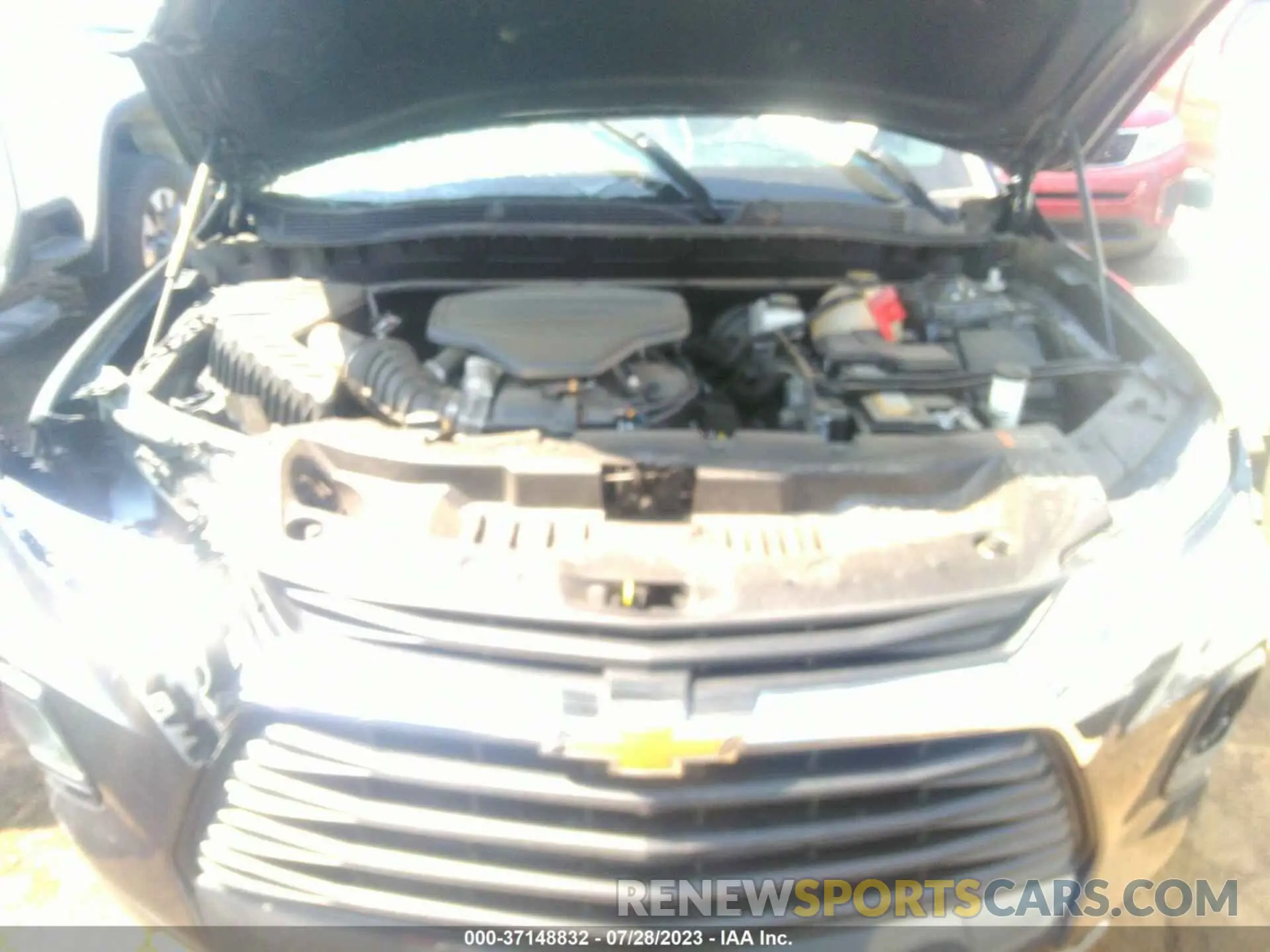 10 Фотография поврежденного автомобиля 3GNKBDRS0NS165505 CHEVROLET BLAZER 2022