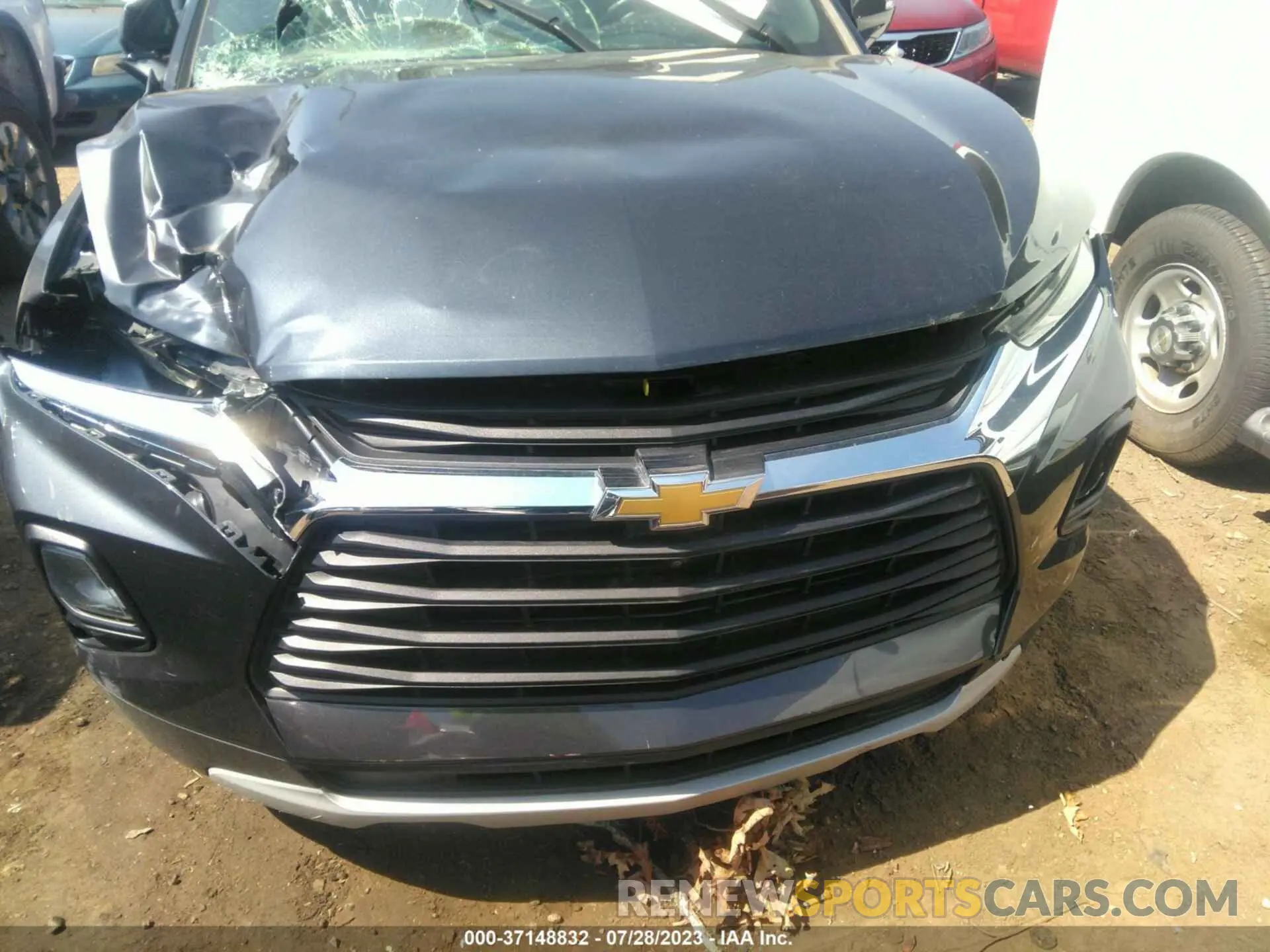 12 Фотография поврежденного автомобиля 3GNKBDRS0NS165505 CHEVROLET BLAZER 2022