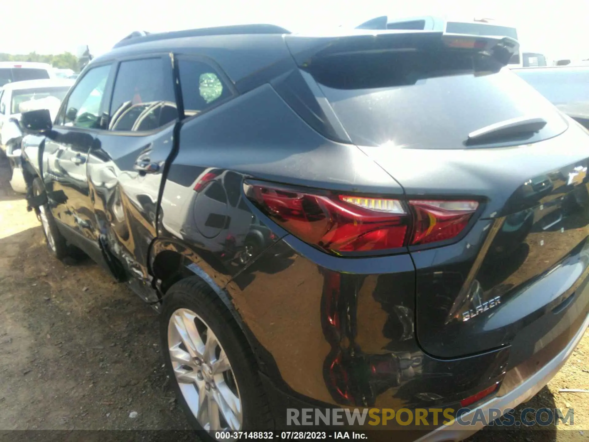14 Фотография поврежденного автомобиля 3GNKBDRS0NS165505 CHEVROLET BLAZER 2022