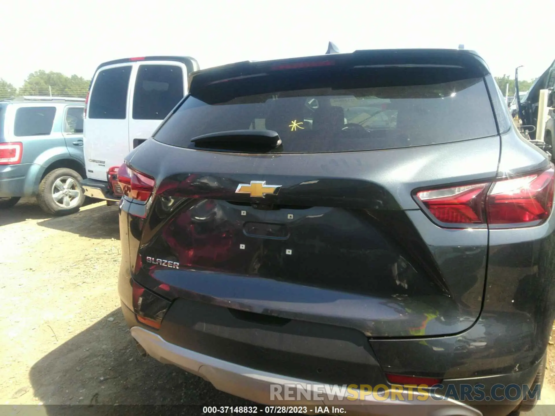 16 Фотография поврежденного автомобиля 3GNKBDRS0NS165505 CHEVROLET BLAZER 2022