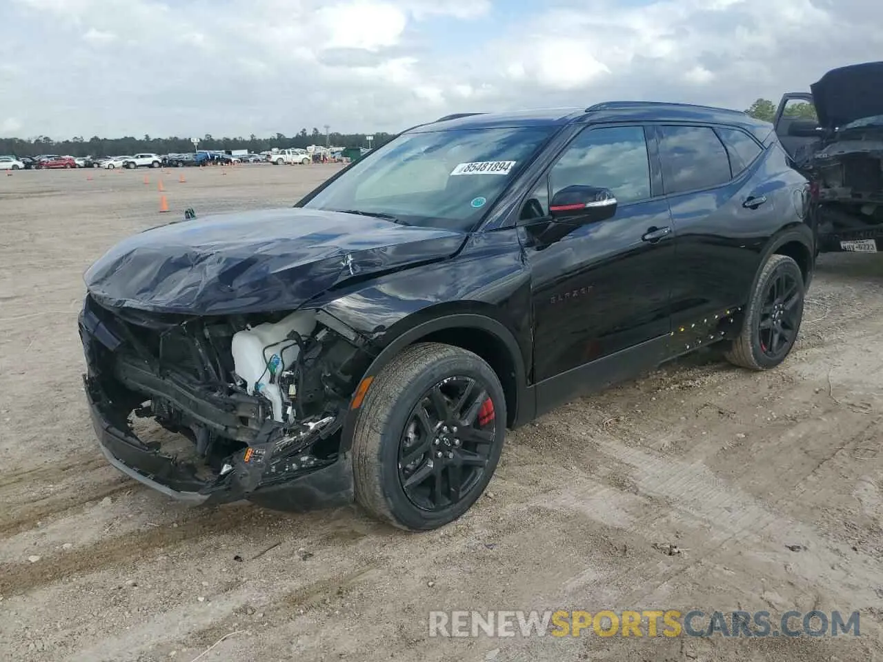 1 Photograph of a damaged car 3GNKBDRSXNS149893 CHEVROLET BLAZER 2022