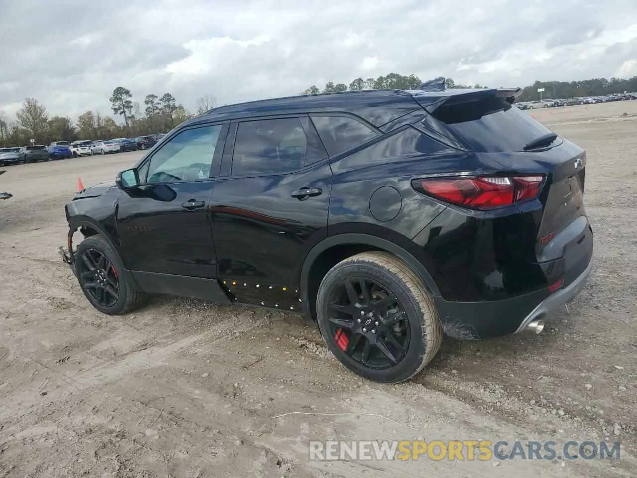 2 Photograph of a damaged car 3GNKBDRSXNS149893 CHEVROLET BLAZER 2022