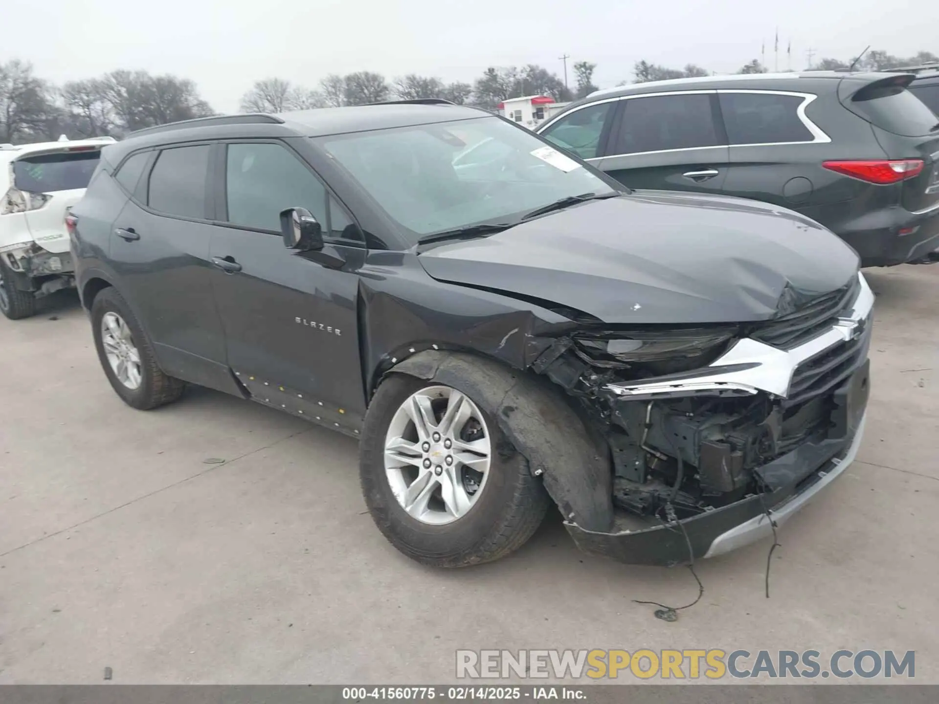 1 Photograph of a damaged car 3GNKBDRSXNS223071 CHEVROLET BLAZER 2022