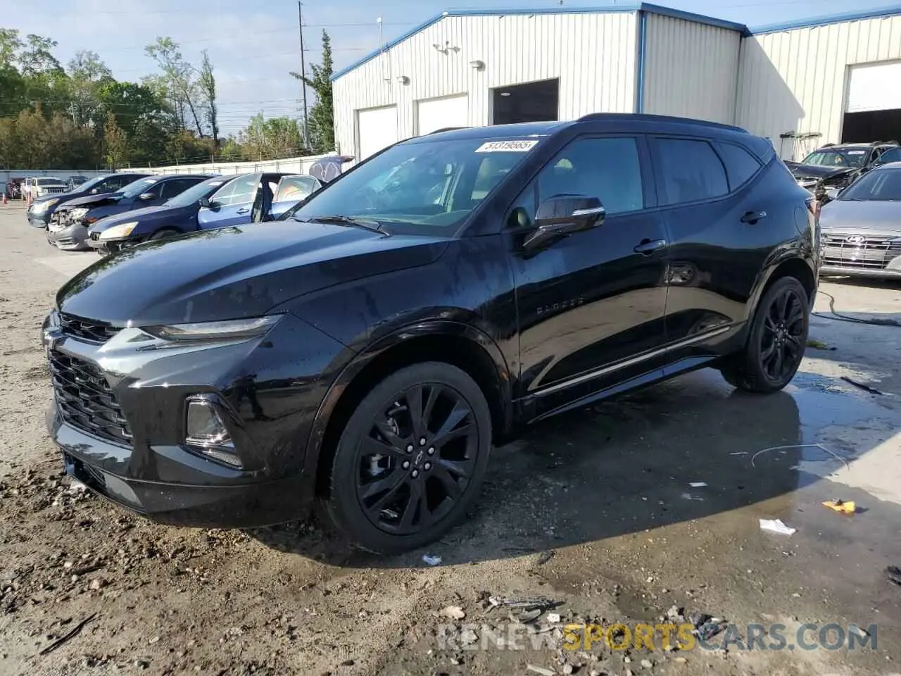 1 Photograph of a damaged car 3GNKBERS2NS215147 CHEVROLET BLAZER 2022