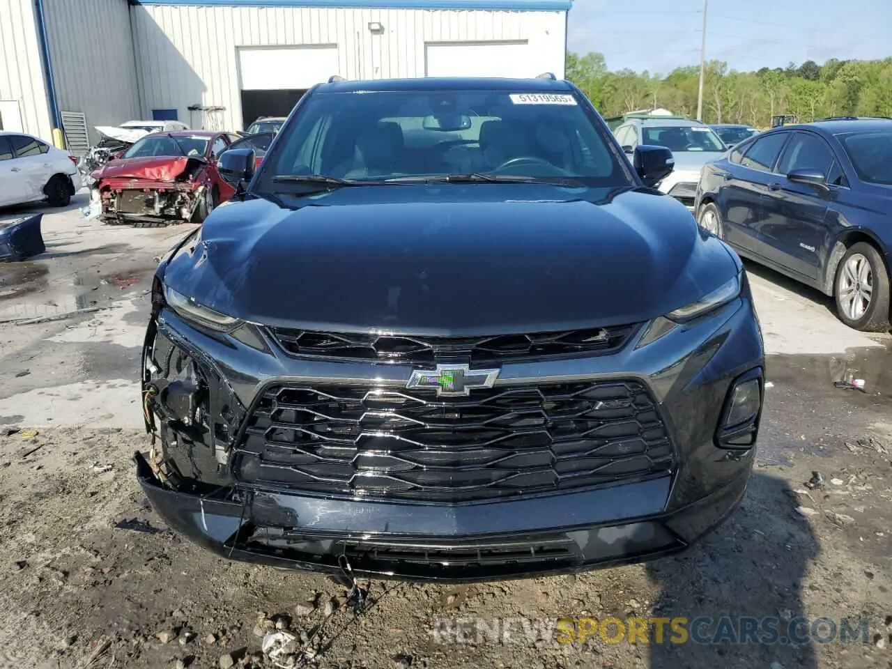 5 Photograph of a damaged car 3GNKBERS2NS215147 CHEVROLET BLAZER 2022
