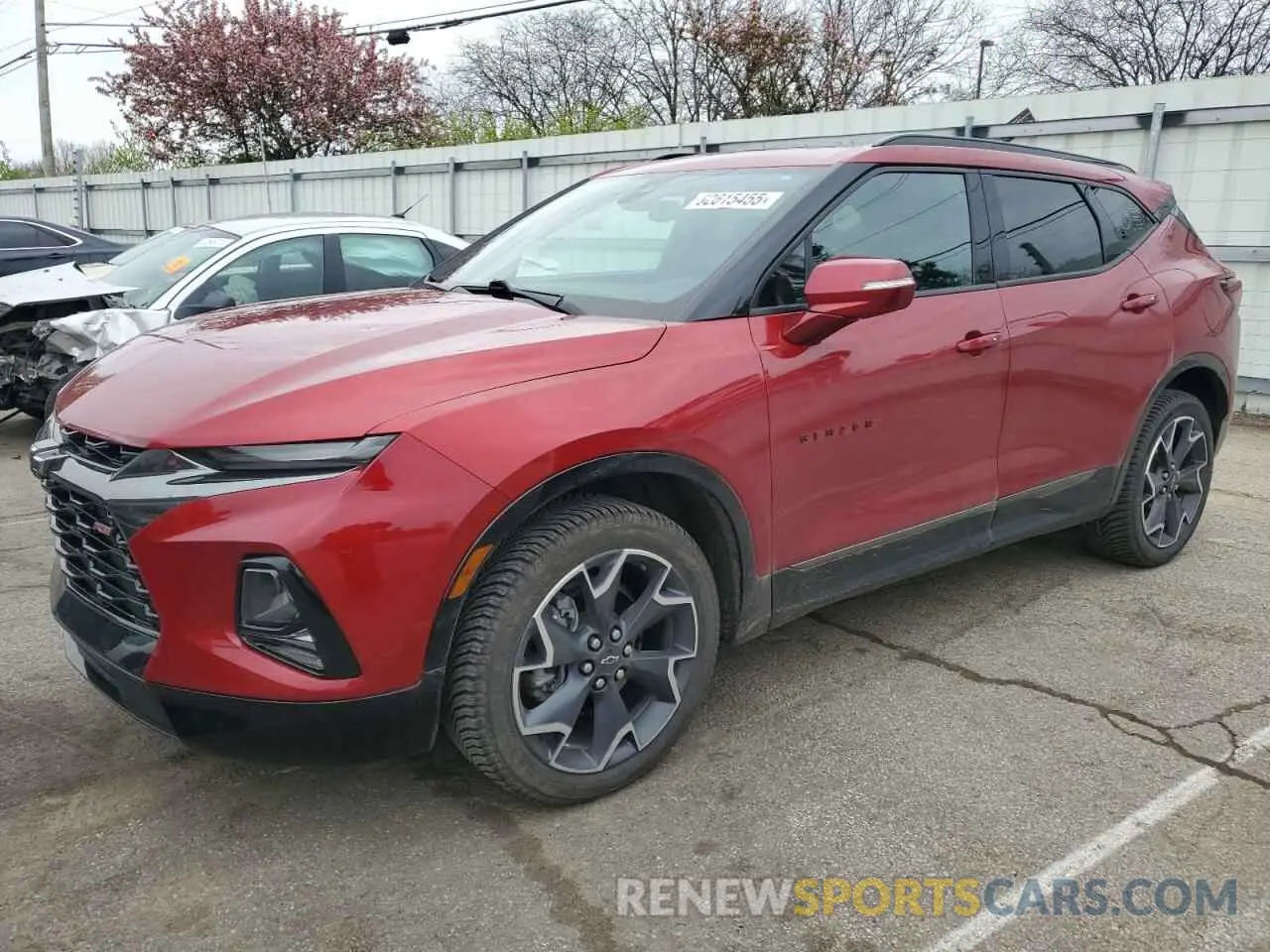 1 Photograph of a damaged car 3GNKBERS4NS119021 CHEVROLET BLAZER 2022