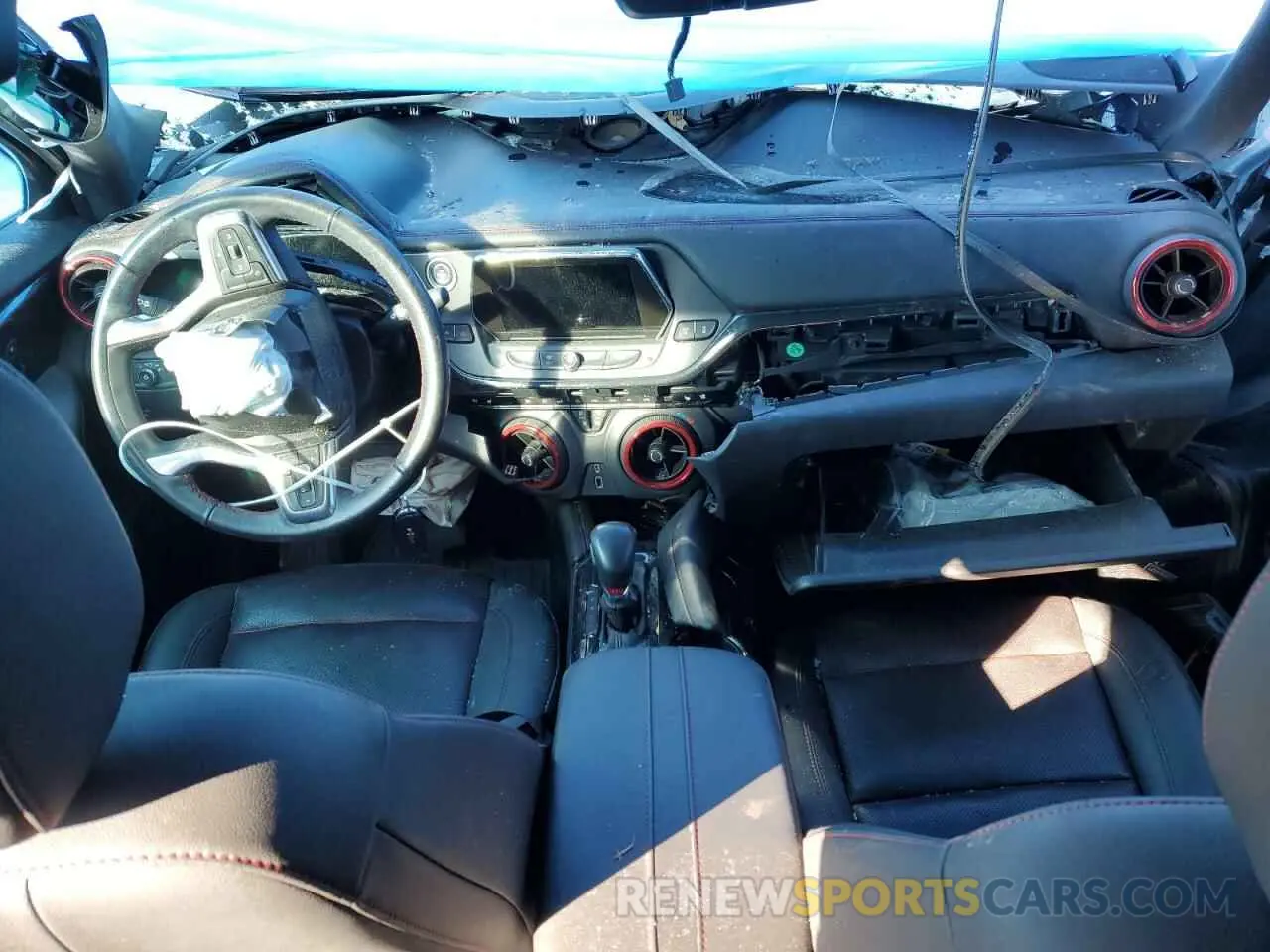 8 Фотография поврежденного автомобиля 3GNKBERS4NS134747 CHEVROLET BLAZER 2022