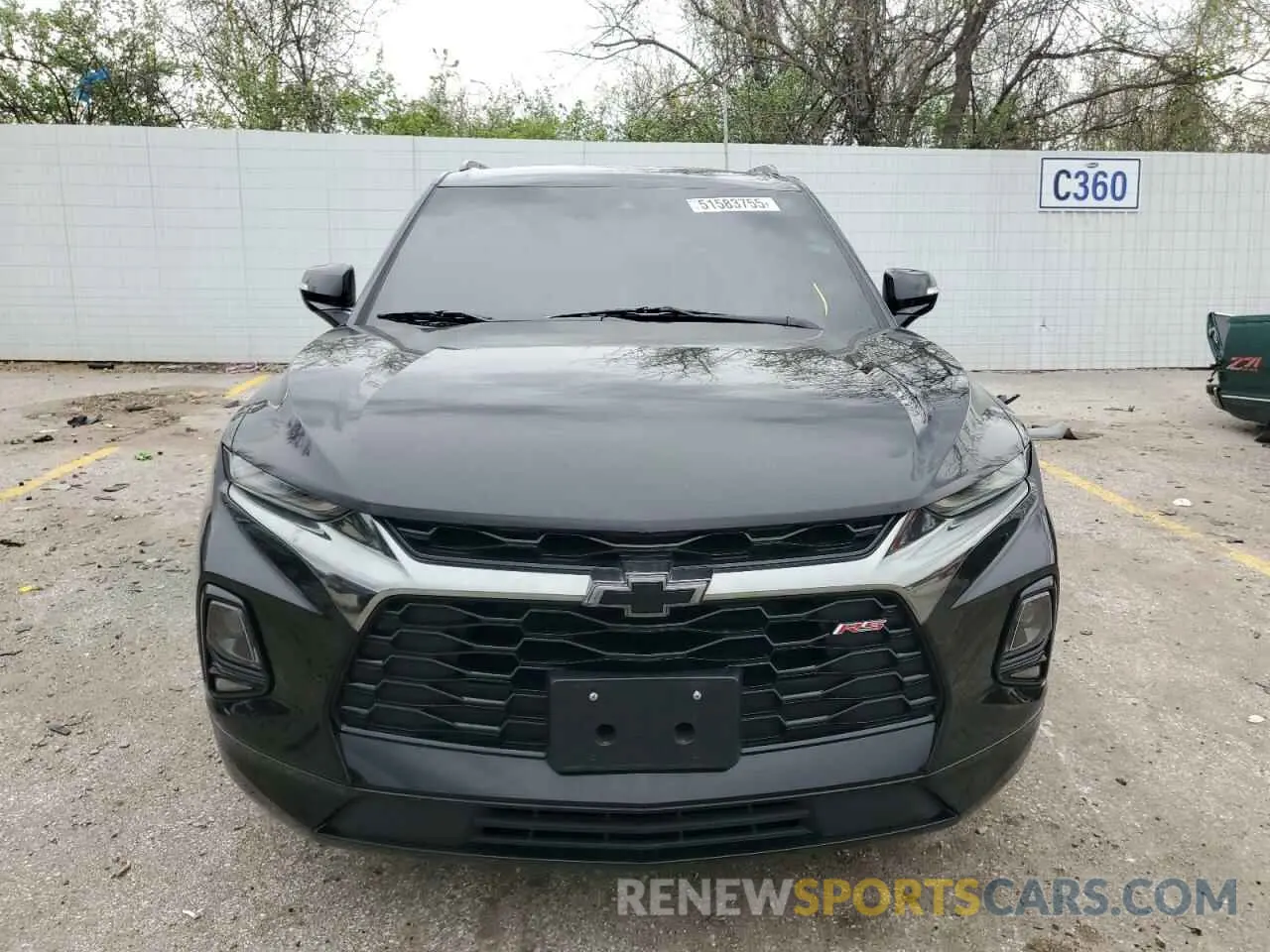 5 Фотография поврежденного автомобиля 3GNKBERS7NS131700 CHEVROLET BLAZER 2022