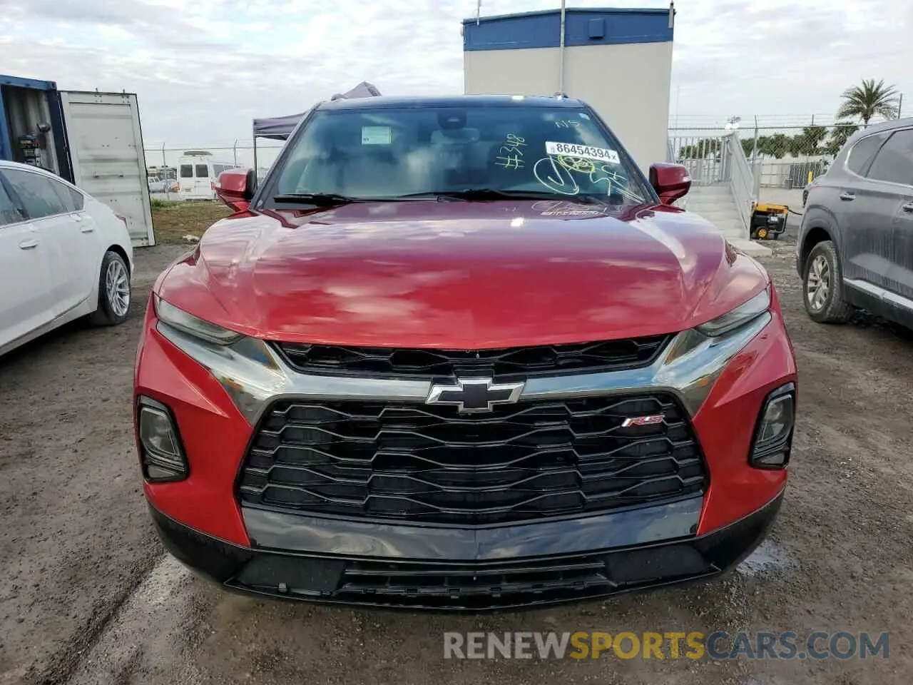 5 Photograph of a damaged car 3GNKBERS7NS136492 CHEVROLET BLAZER 2022