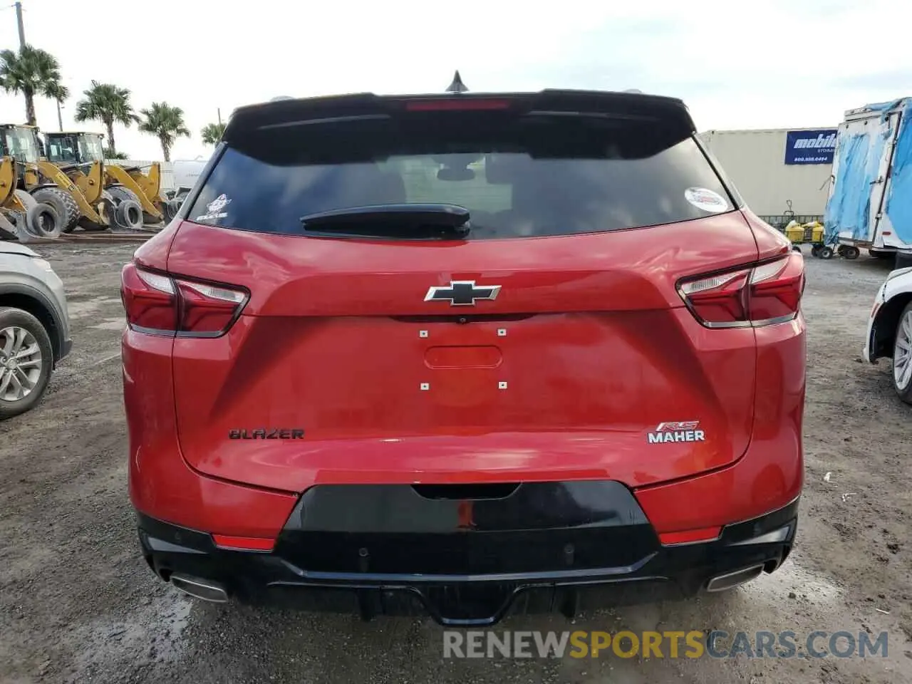 6 Photograph of a damaged car 3GNKBERS7NS136492 CHEVROLET BLAZER 2022