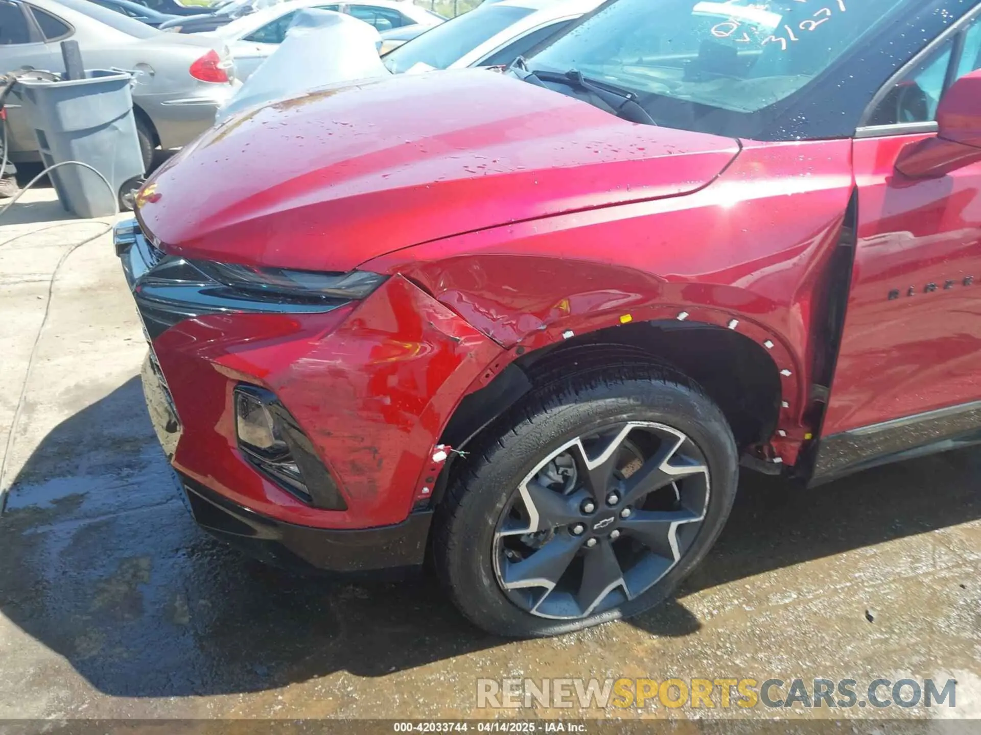 6 Photograph of a damaged car 3GNKBERS7NS158265 CHEVROLET BLAZER 2022