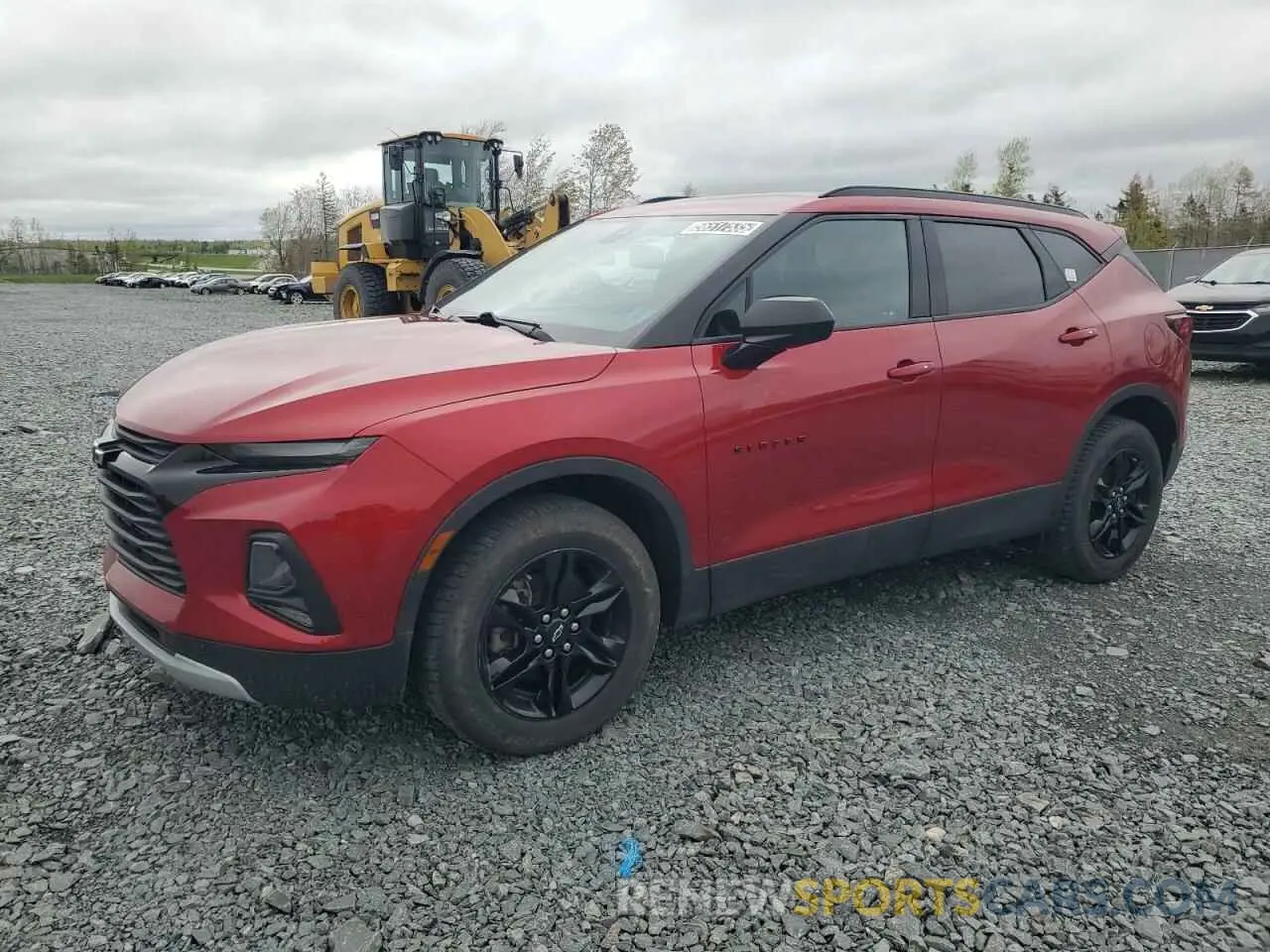 1 Photograph of a damaged car 3GNKBHRS6NS146707 CHEVROLET BLAZER 2022