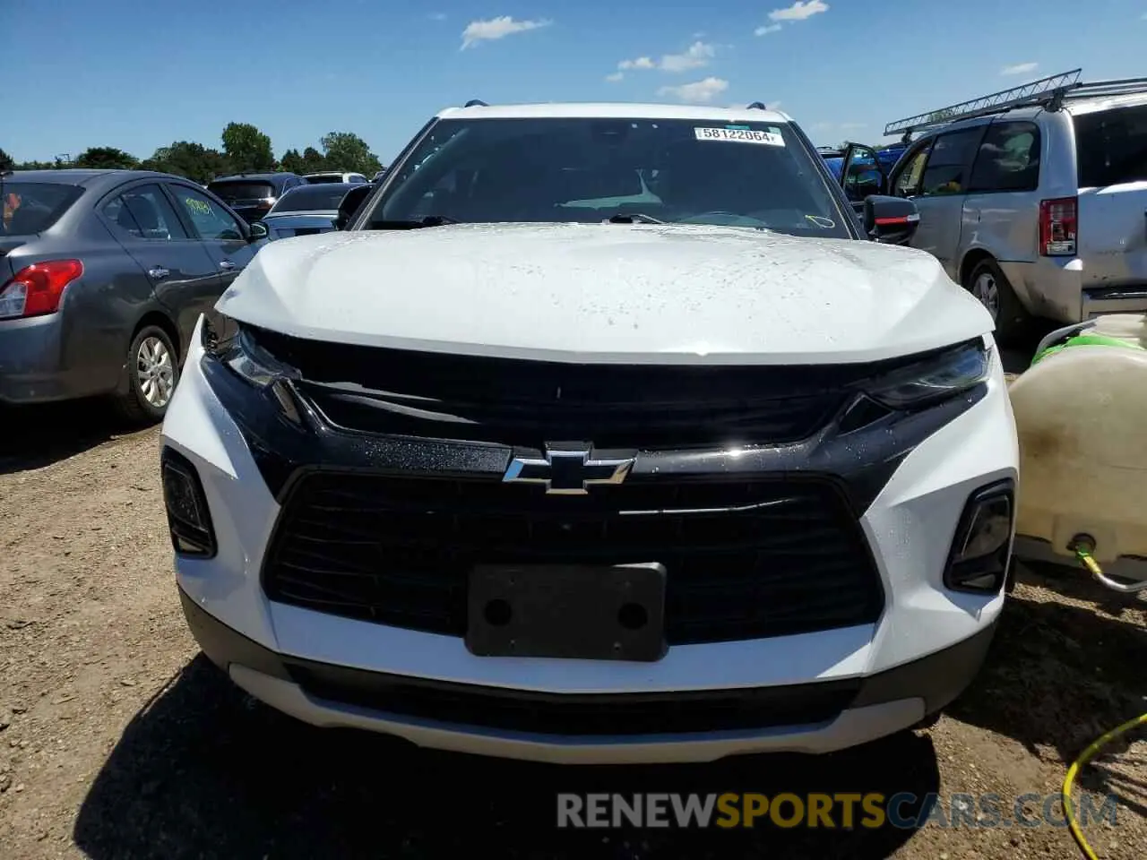 5 Photograph of a damaged car 3GNKBJR47NS228602 CHEVROLET BLAZER 2022