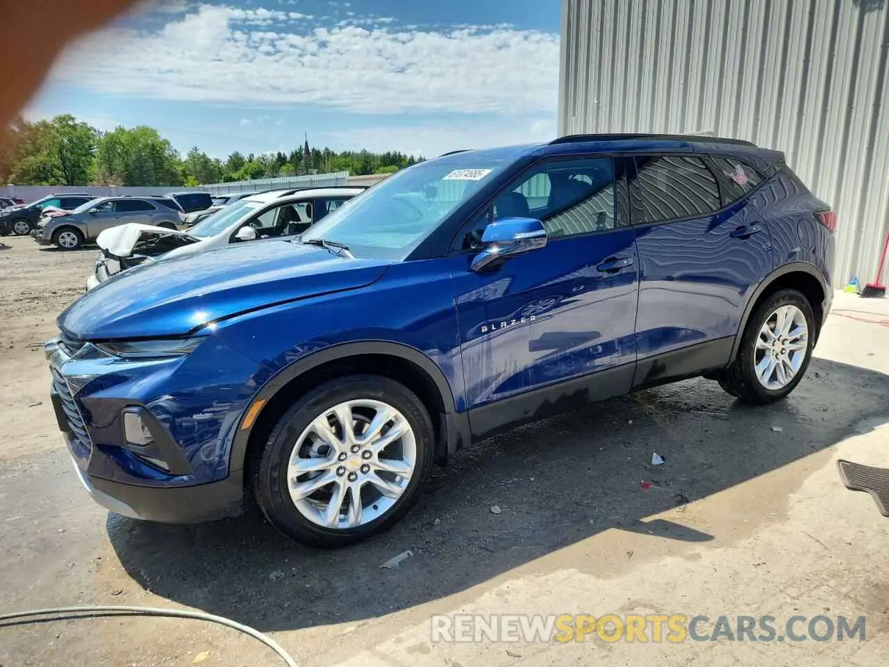 1 Photograph of a damaged car 3GNKBJRS0NS149559 CHEVROLET BLAZER 2022
