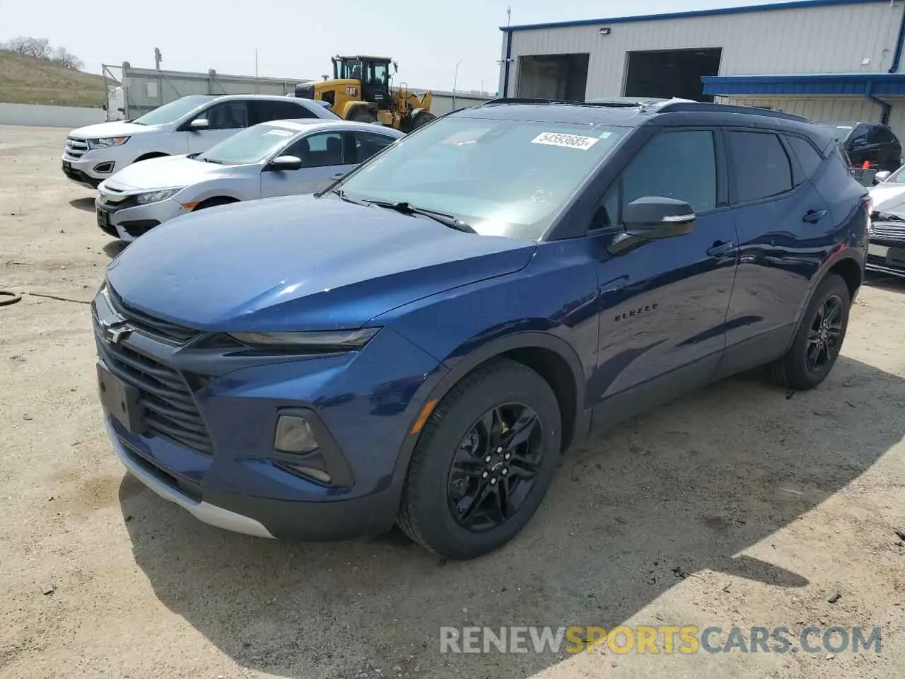 1 Photograph of a damaged car 3GNKBJRS4NS162573 CHEVROLET BLAZER 2022